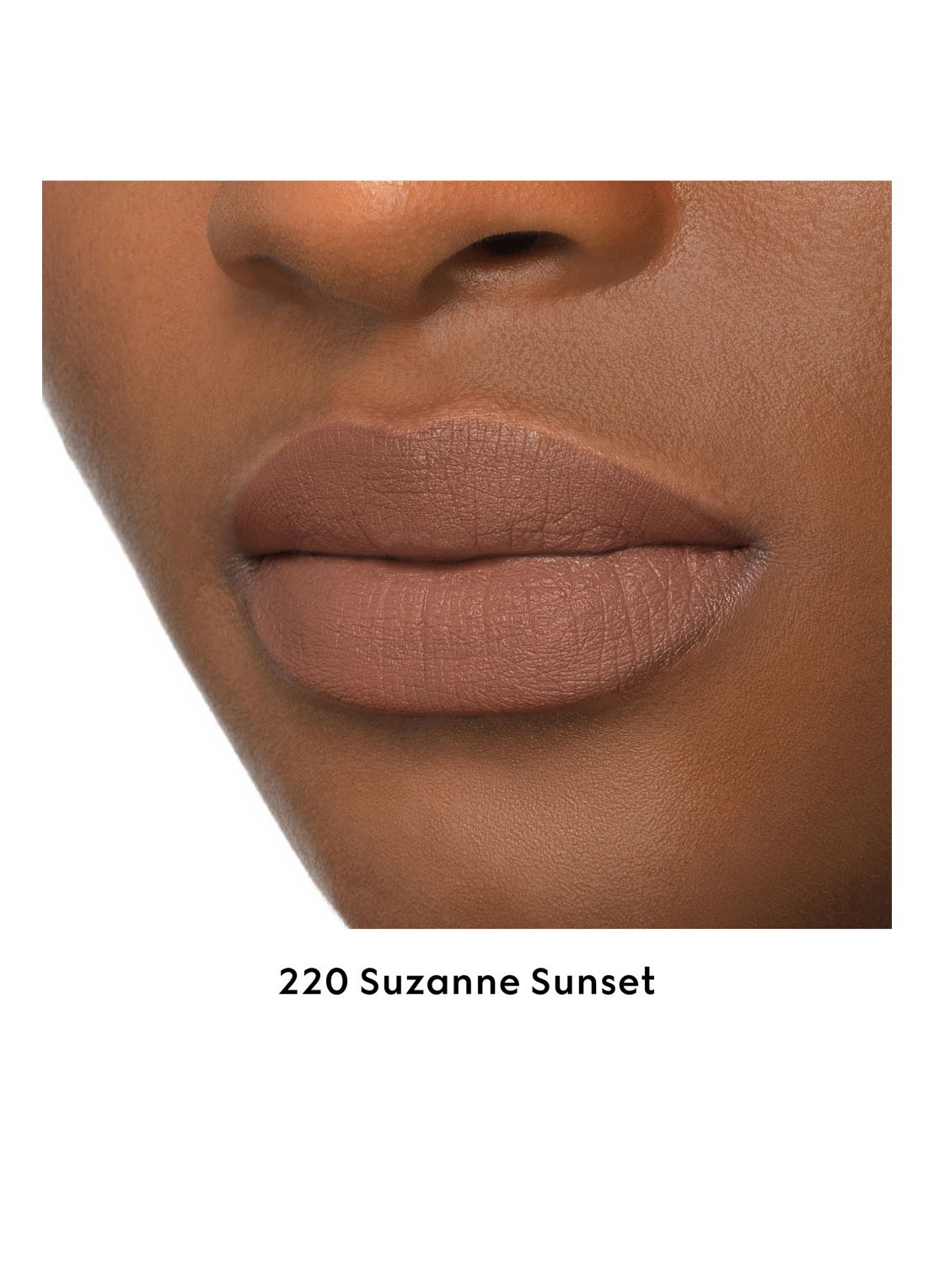 Gucci Rouge à Lèvres Matte Finish - matte Lipstick - detail 7 220 - suzanne sunset