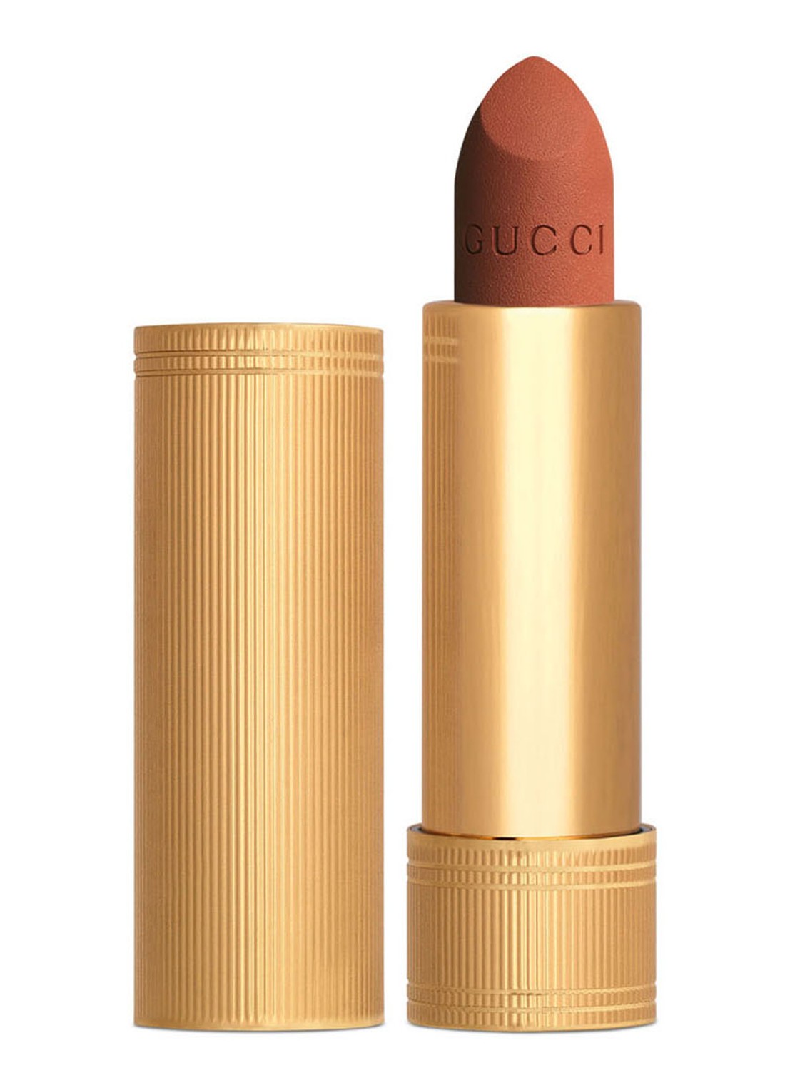 Gucci Rouge à Lèvres Matte Finish - matte Lipstick - voorkant 6 lucy dark orange