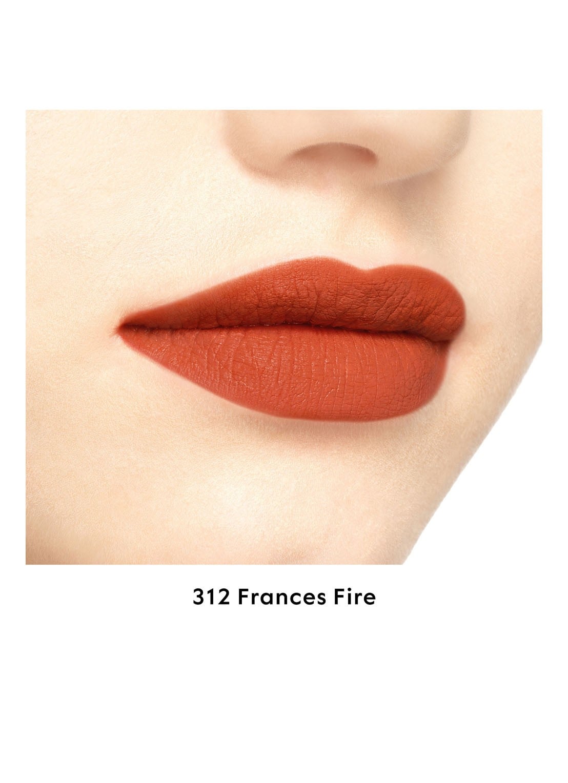 Gucci Rouge à Lèvres Matte Finish - matte Lipstick - detail 5 frances fire