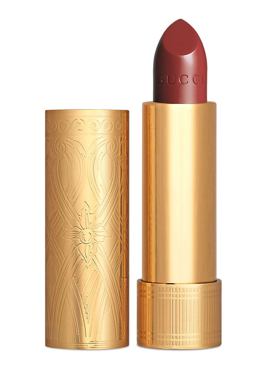 Gucci Rouge à Lèvres Satin - lipstick - voorkant 203 mildred rosewood