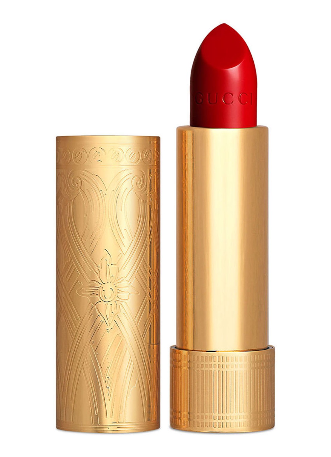 Gucci Rouge à Lèvres Satin - lipstick - voorkant 502 eadie scarlet
