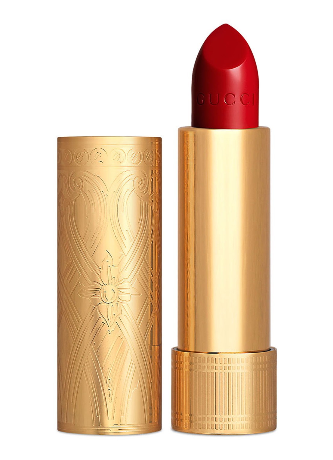 Gucci Rouge à Lèvres Satin - lipstick - voorkant 25* goldie red