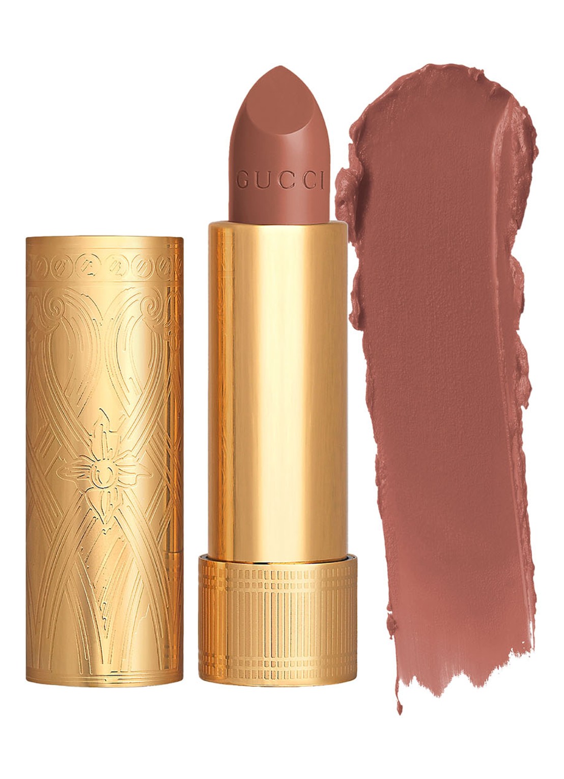 Gucci Rouge à Lèvres Satin - lipstick - voorkant 121 elena sand