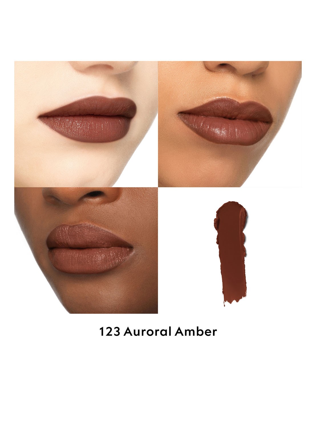 Gucci Rouge à Lèvres Satin - lipstick - detail 4 123 auroral amber