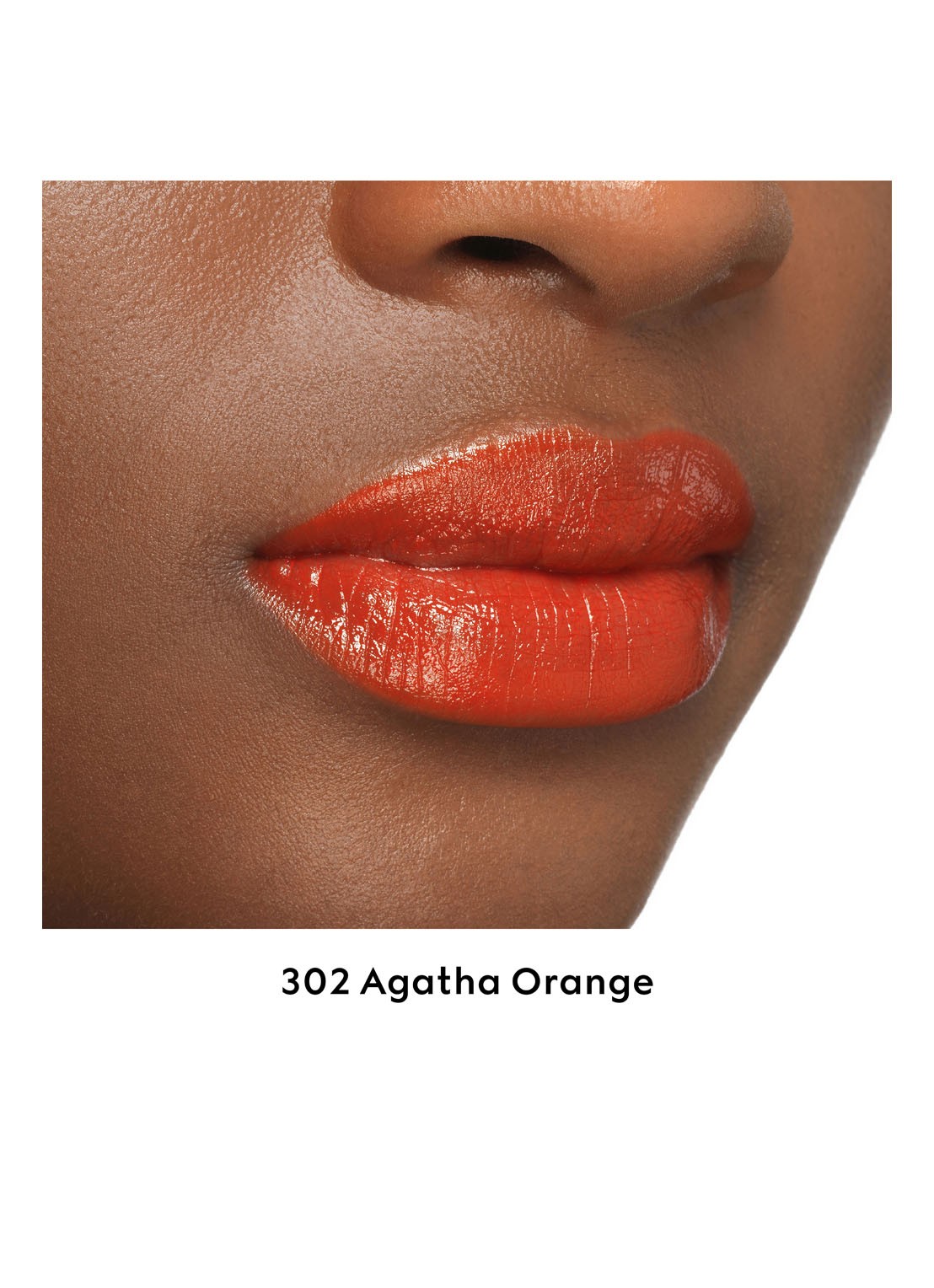 Gucci Rouge à Lèvres Voile - lipstick - detail 3 302 agatha orange