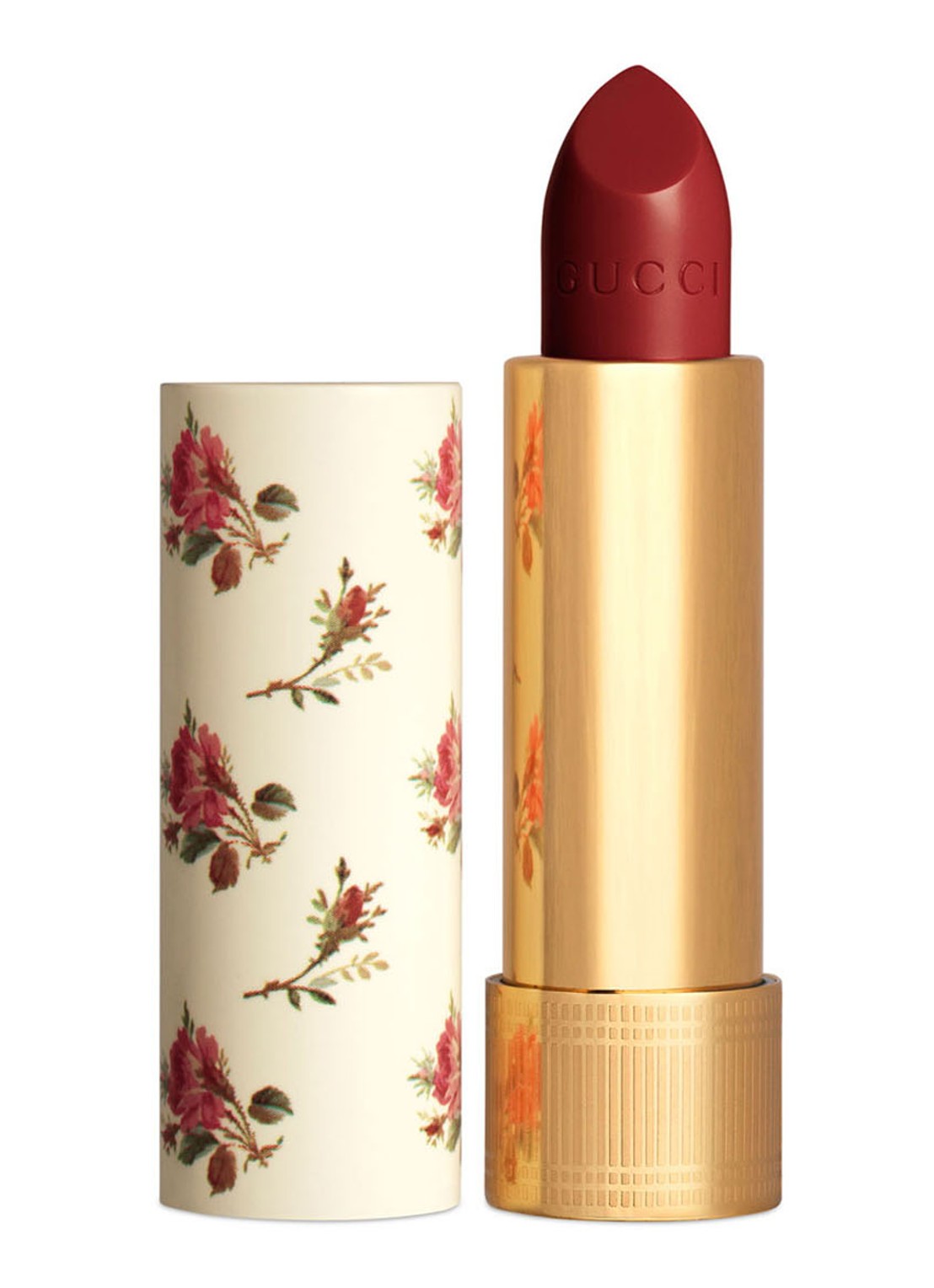 Gucci Rouge à Lèvres Voile - lipstick - voorkant 6 502 eadie  scarlet