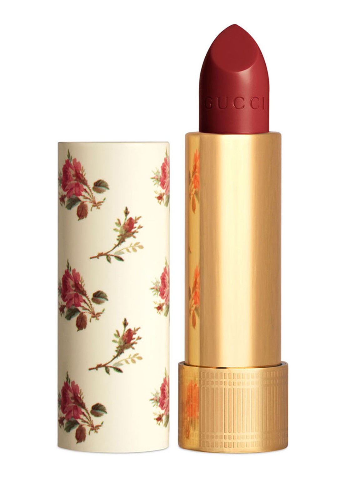 Gucci Rouge à Lèvres Voile - lipstick - voorkant 508 diana amber