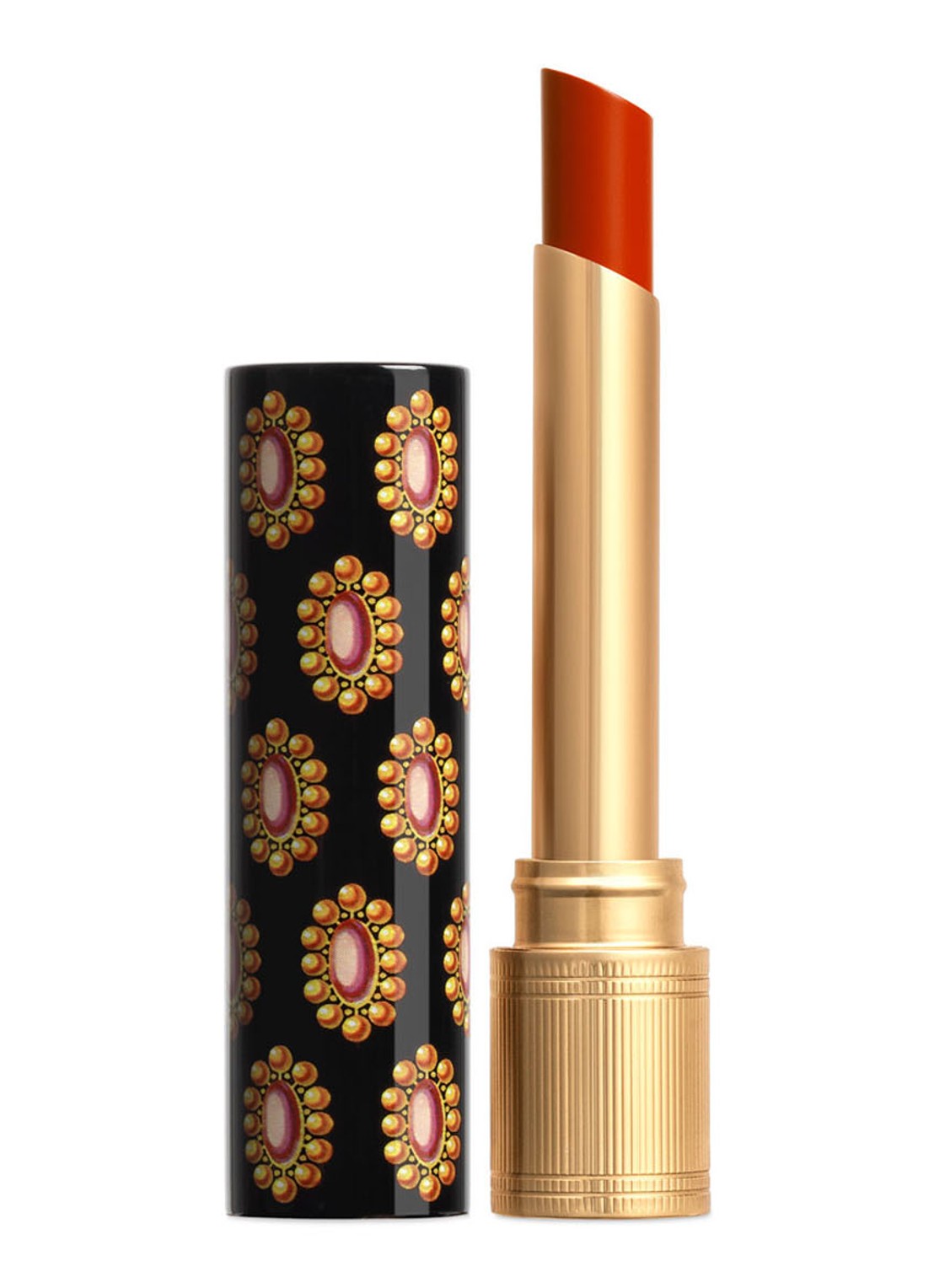 Gucci Rouge de Beauté Brillant Glow en Care - lipstick - voorkant 6 515 devotion