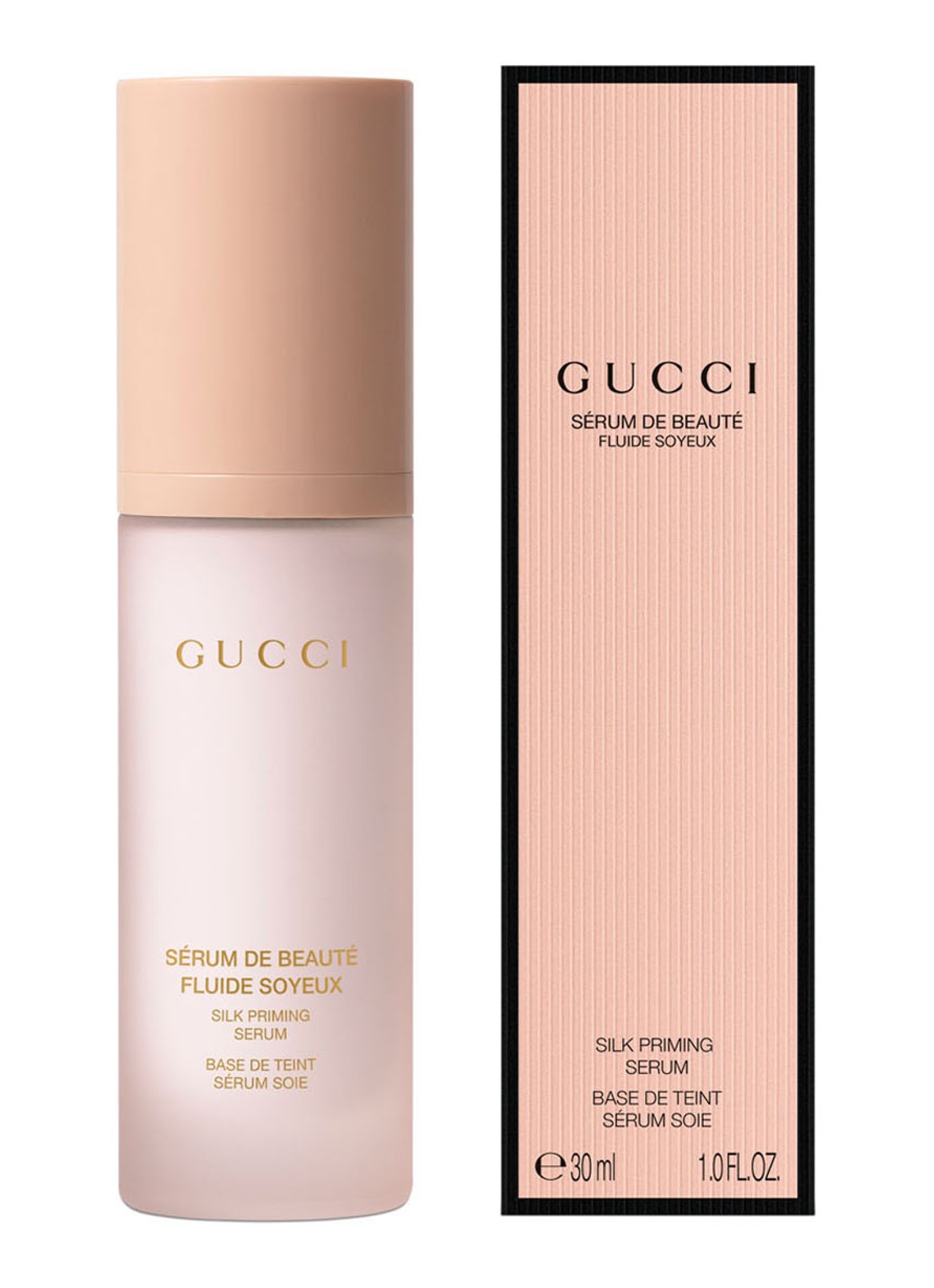 Gucci Sérum De Beauté Fluide Soyeux - Silk Priming serum - voorkant 2 transparant