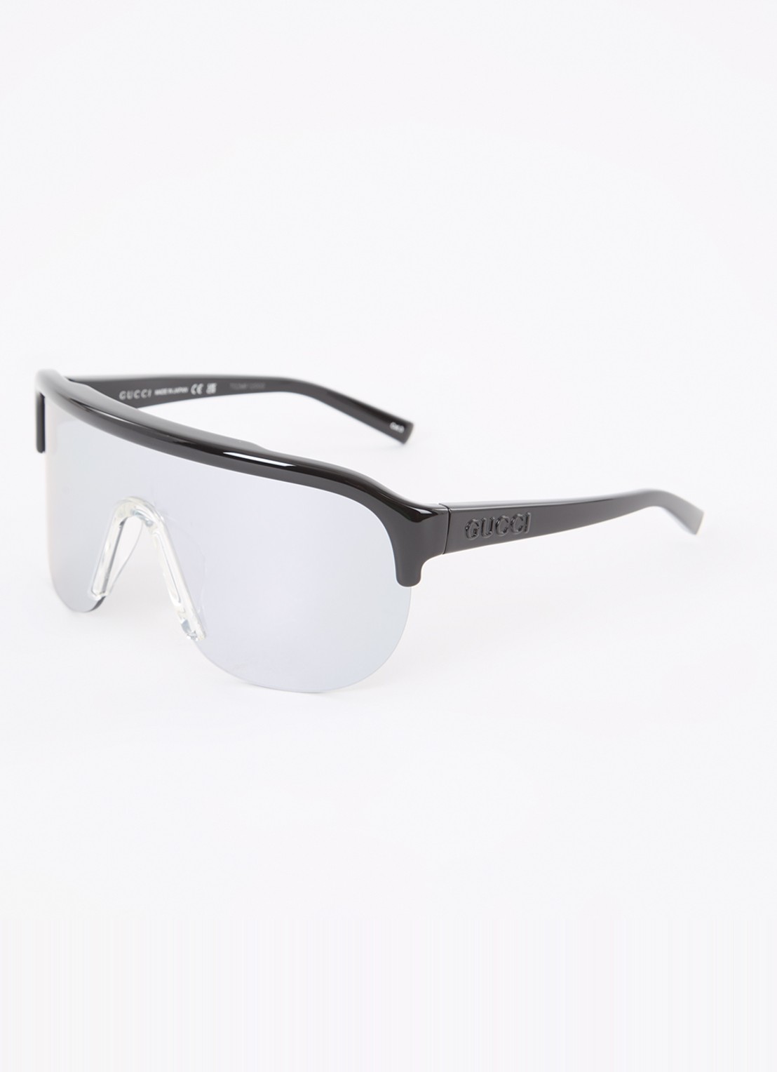 Gucci Shield zonnebril GG1645S - voorkant 4 zwart