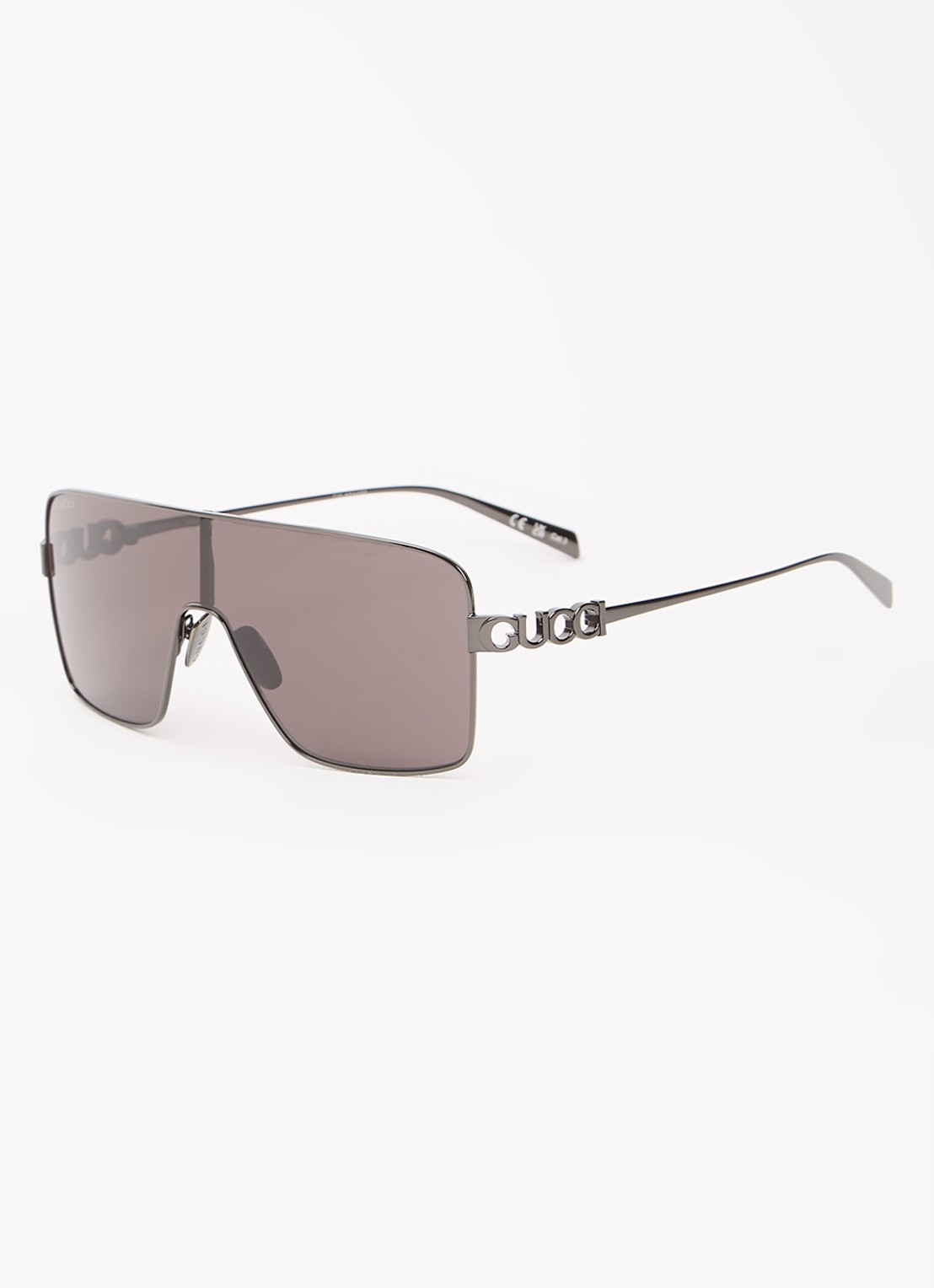 Gucci Shield zonnebril GG1936S - voorkant zwart