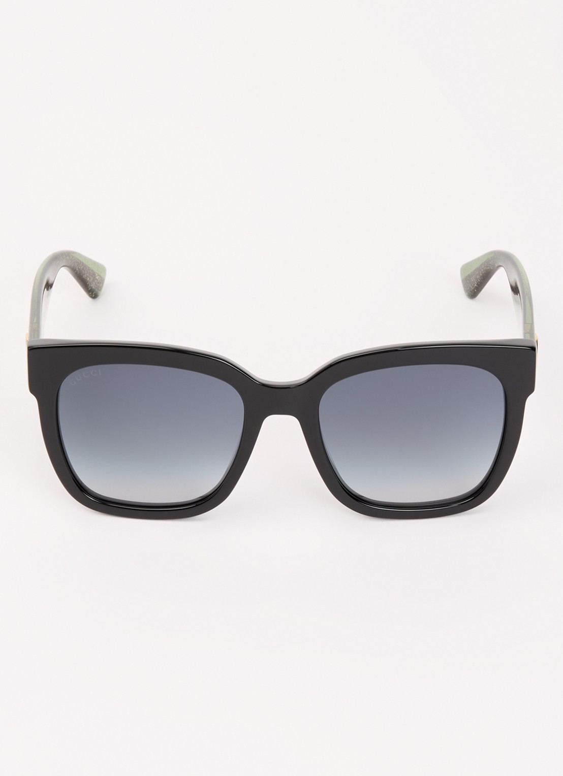 Gucci Wayfarer zonnebril GG0034SN - detail zwart