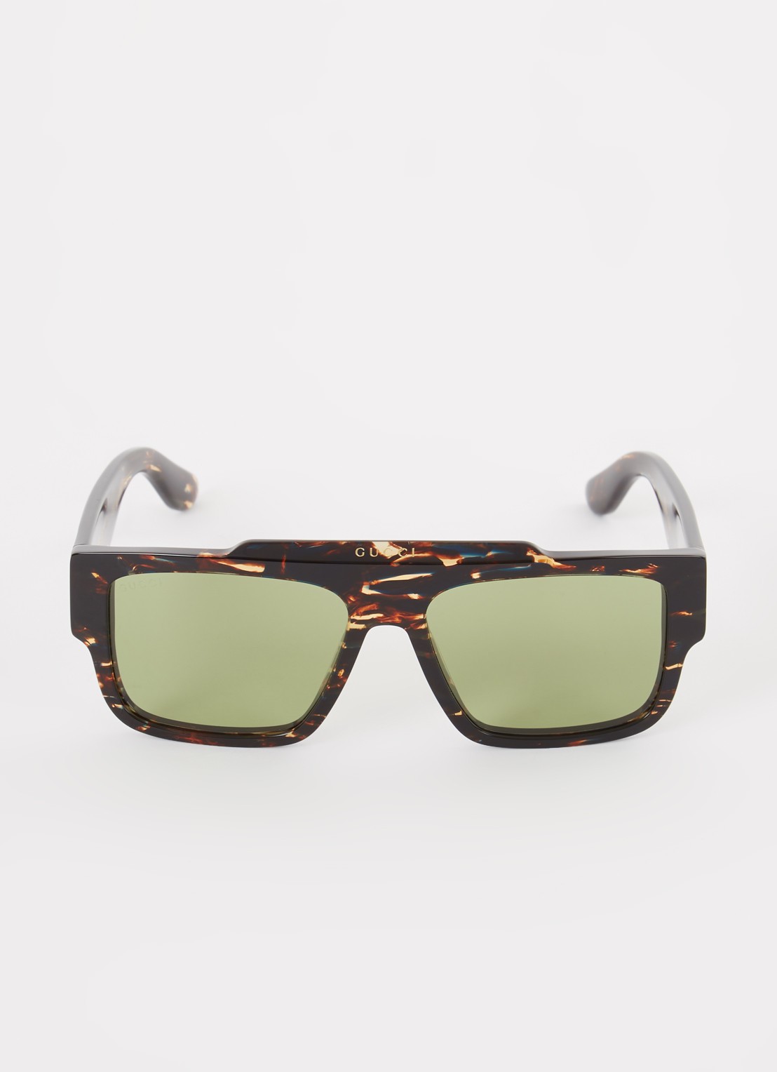 Gucci Wayfarer zonnebril GG1460S - detail donkerbruin