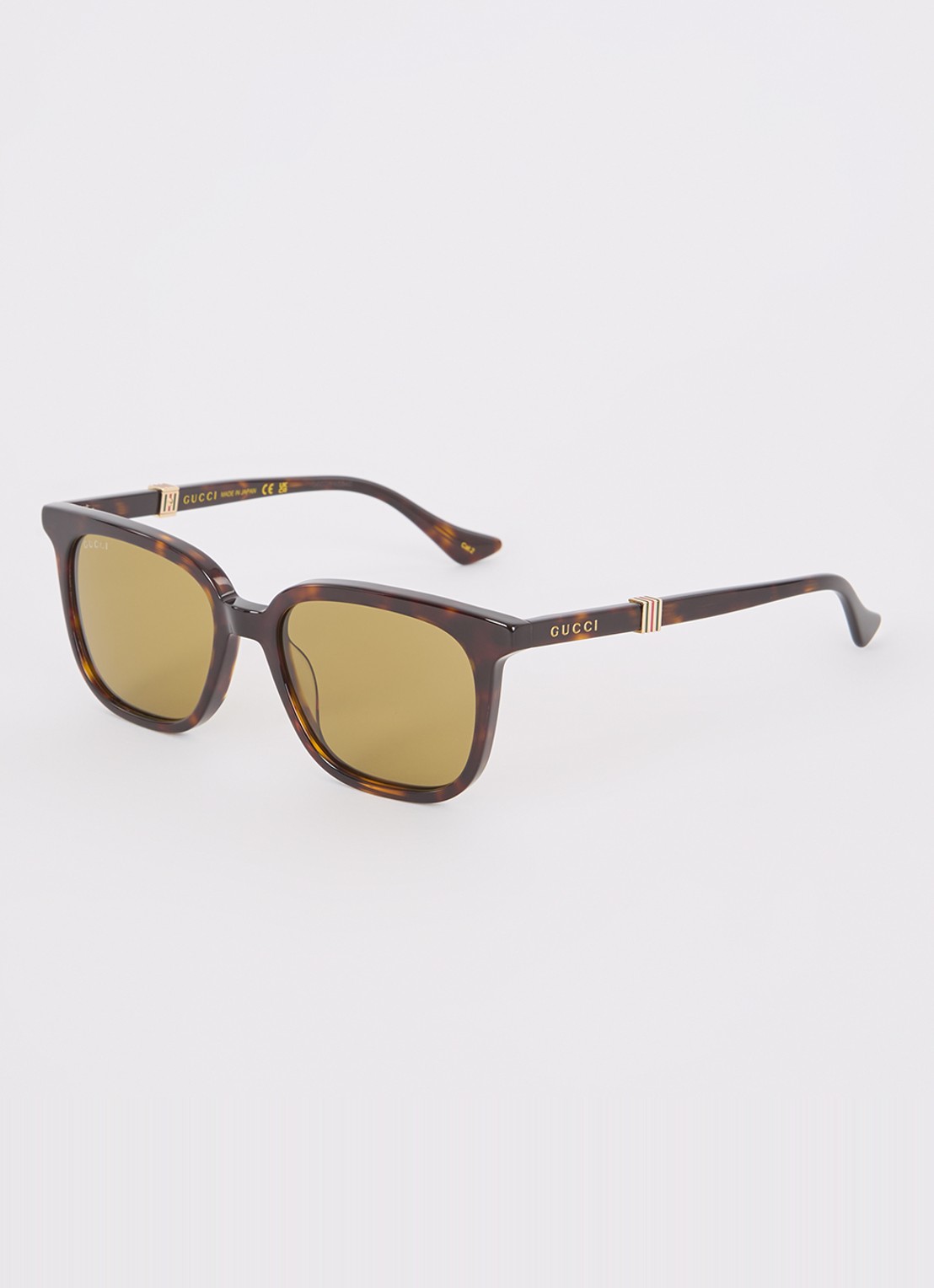 Gucci Wayfarer zonnebril GG1493S - voorkant donkerbruin