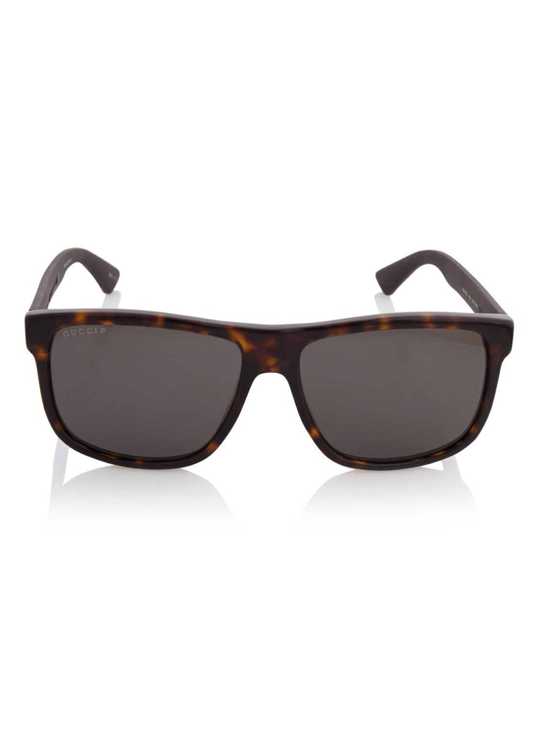 Gucci Zonnebril gepolariseerd GG0010S - voorkant 2 bruin