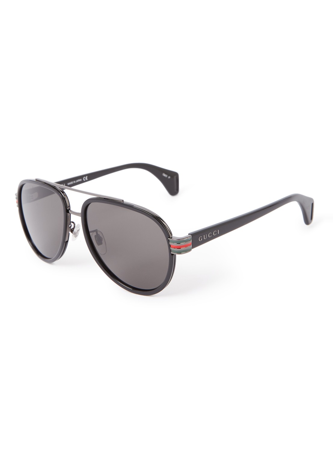 Gucci Zonnebril gepolariseerd GG0447S - voorkant 3 zwart