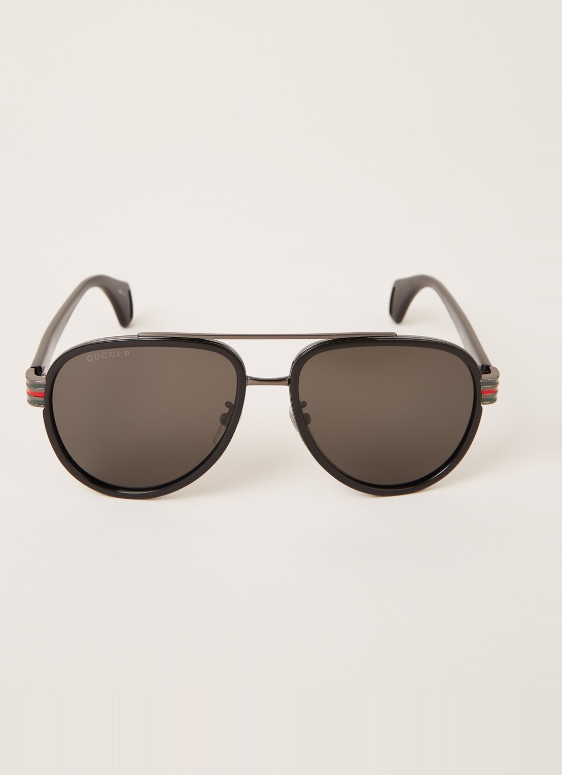 Gucci Zonnebril gepolariseerd GG0447S - voorkant 4 zwart