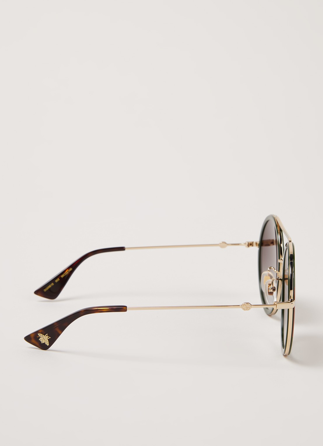 Gucci Zonnebril GG0061S - detail 4 groen