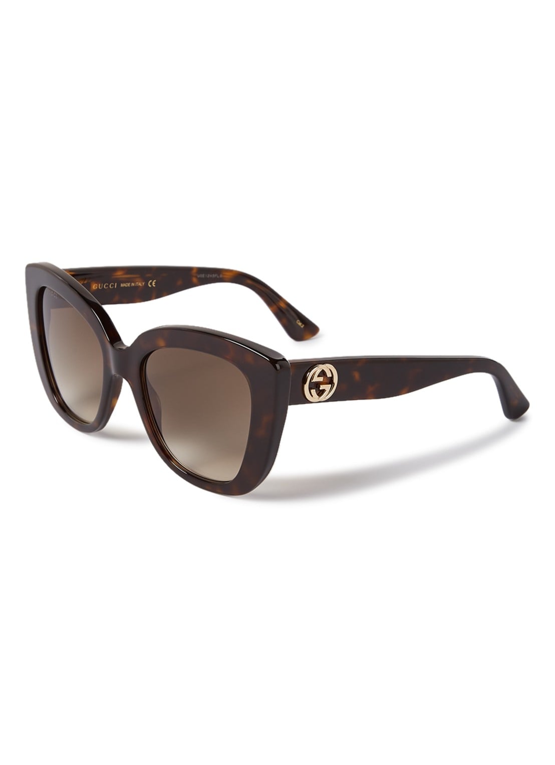 Gucci Zonnebril GG0327S - voorkant donkerbruin
