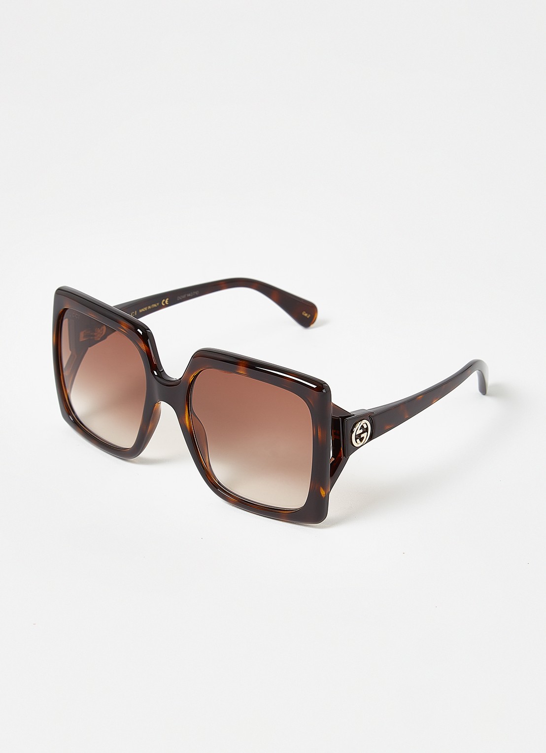 Gucci Zonnebril GG0876S - voorkant 3 donkerbruin