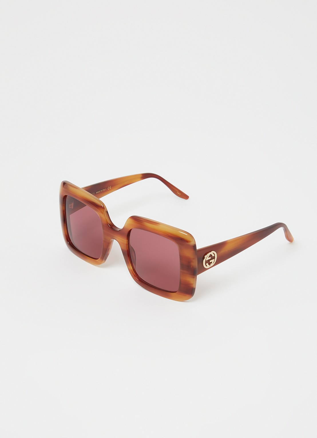 Gucci Zonnebril GG0896S - voorkant 2 bruin