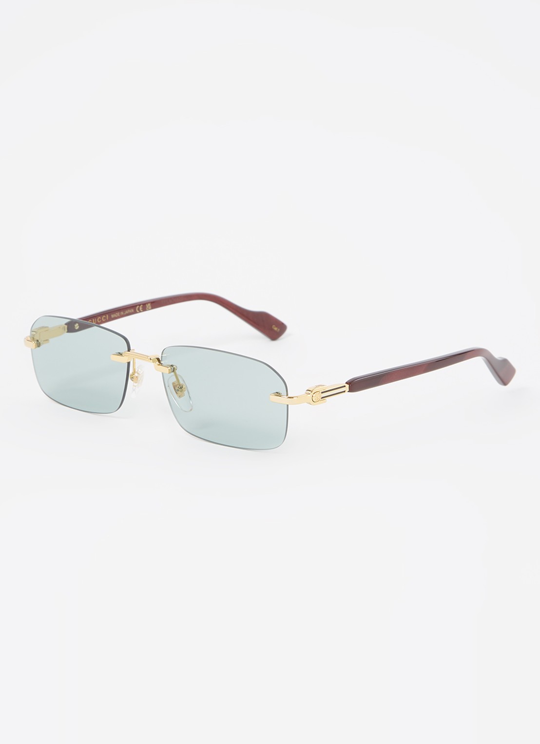 Gucci Zonnebril GG1221S - voorkant goud