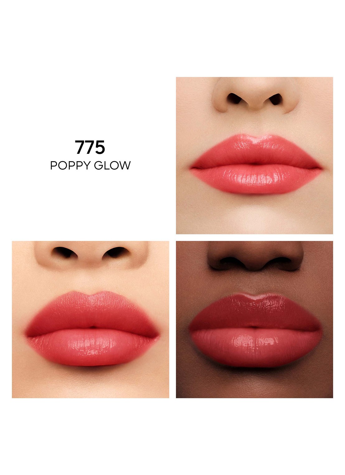 Guerlain Kiss Kiss Bee Glow - getinte lippenbalsem met honing - detail 4 775 poppy glow