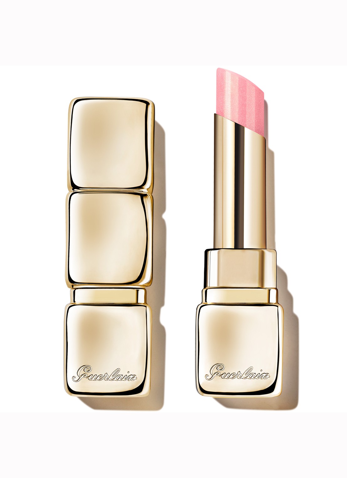 Guerlain Kisskiss Bee Glow - Lipbalsem - voorkant 358 – pearly rose