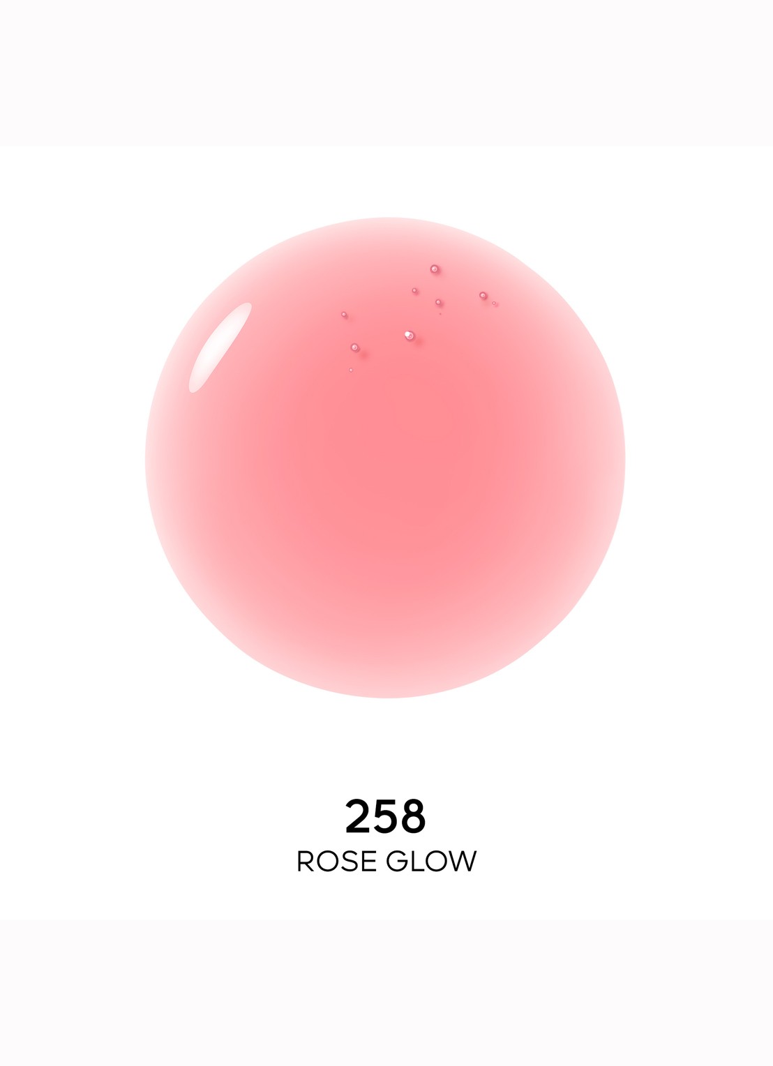 Guerlain Kisskiss Bee Glow Oil - lipolie - voorkant 2 258 rose glow