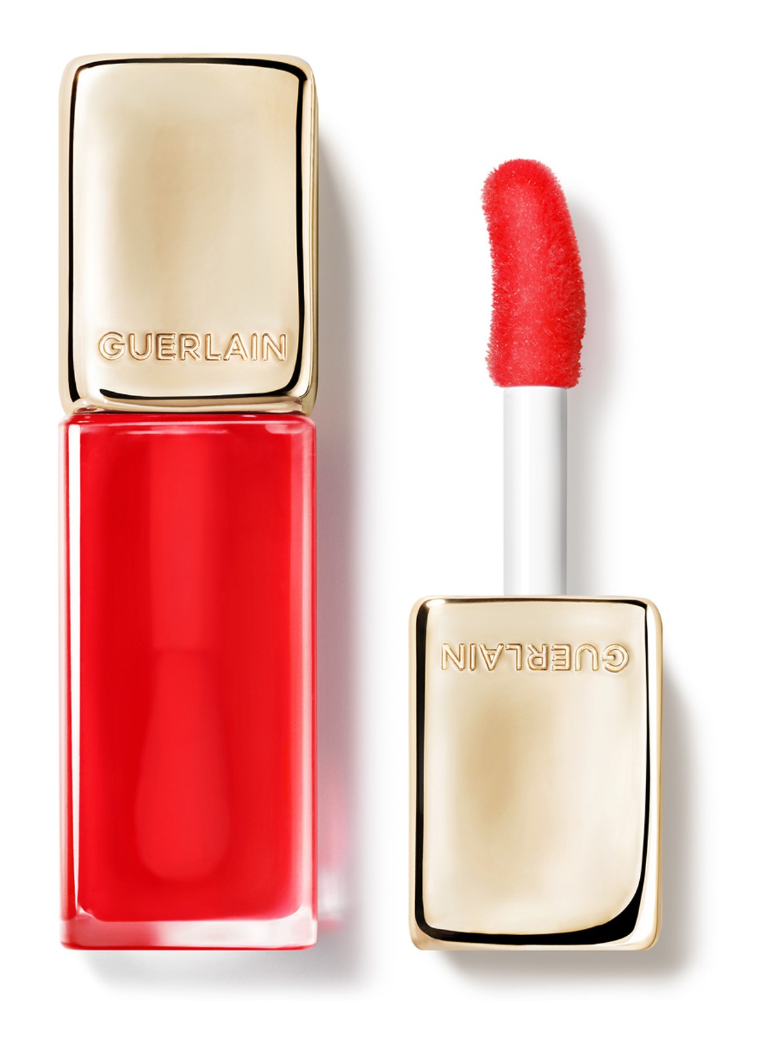 Guerlain Kisskiss Bee Glow Oil - lipolie - voorkant 775 poppy glow