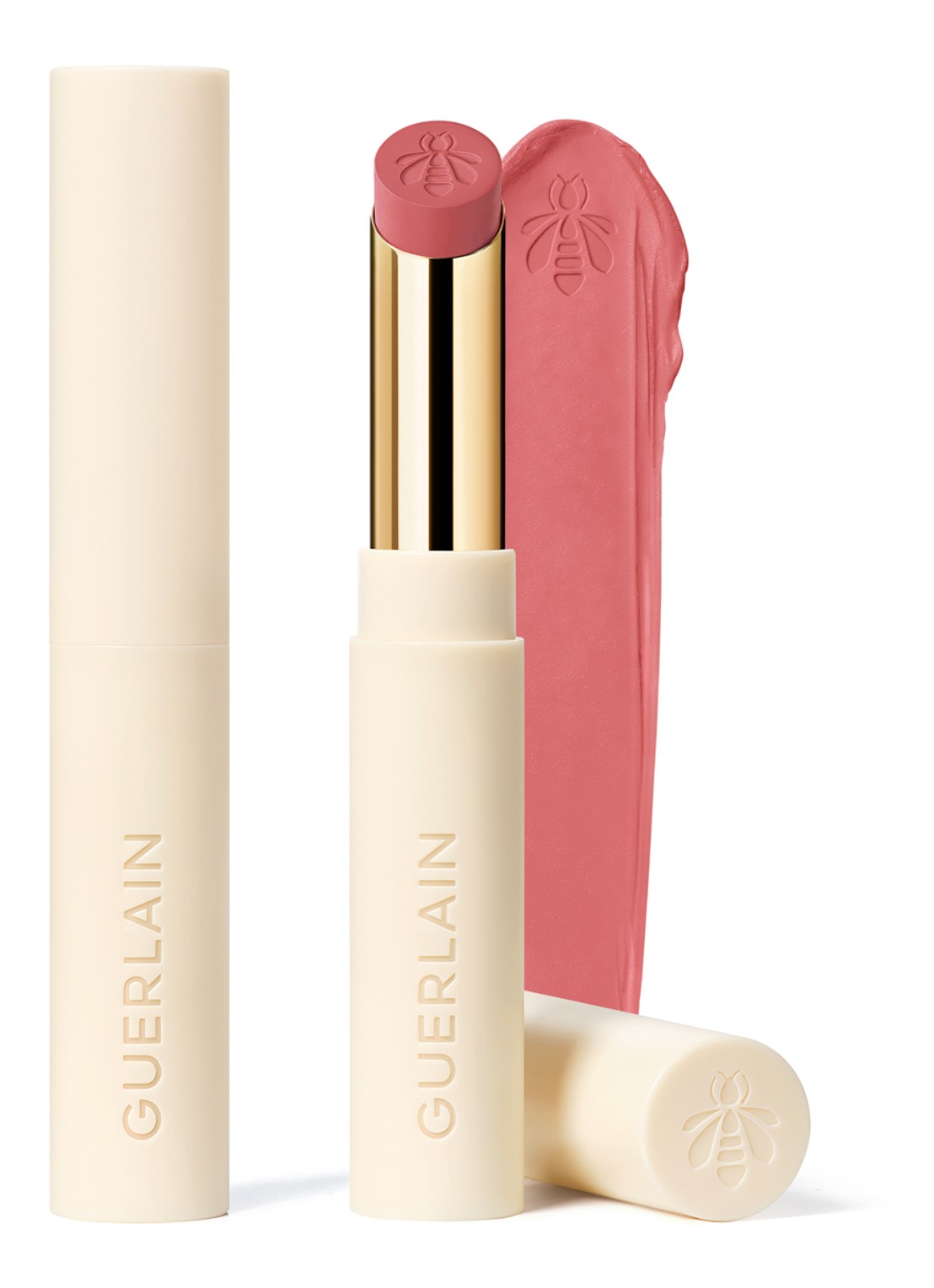 Guerlain KissKiss Honey-Infused Intense Lipstick - Refill - voorkant 335 light rose