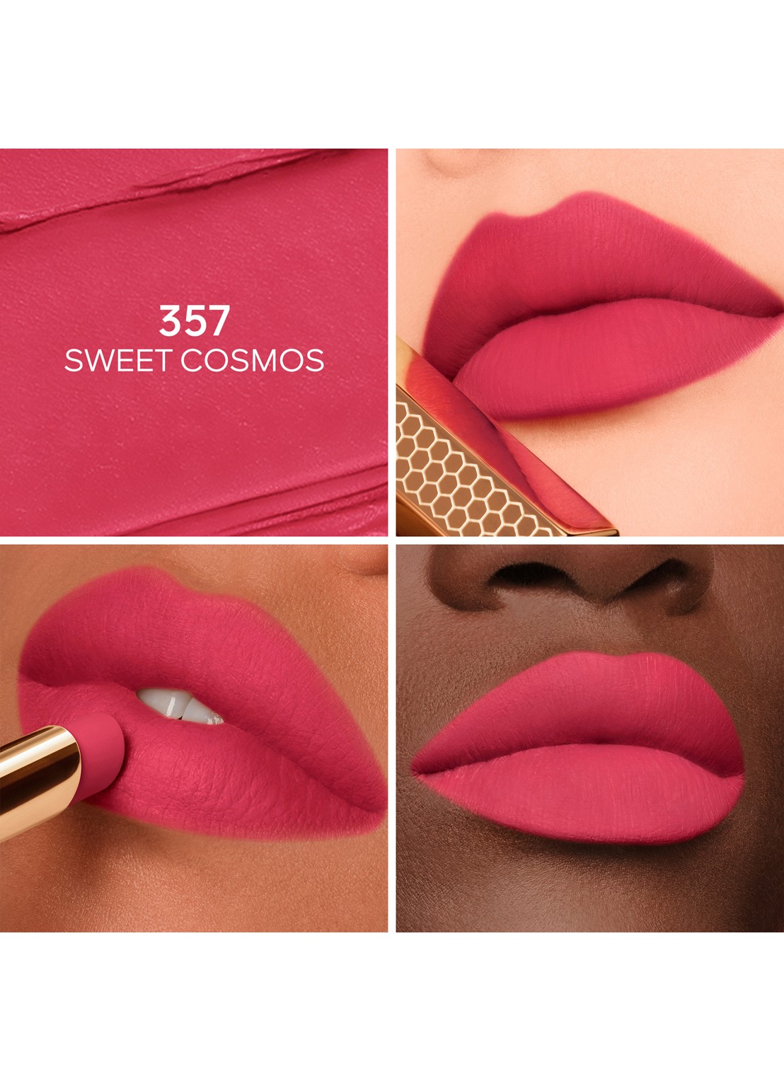 Guerlain KissKiss Honey-Infused Intense Lipstick - Refill - detail 2 357 sweet cosmos