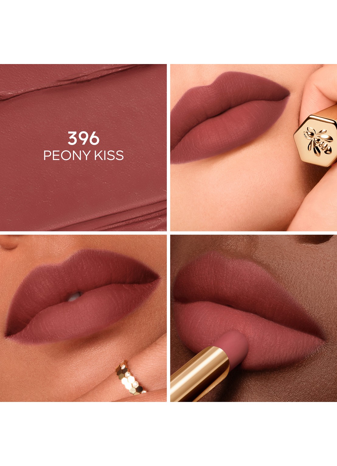 Guerlain KissKiss Honey-Infused Intense Lipstick - Refill - detail 2 396 peony kiss