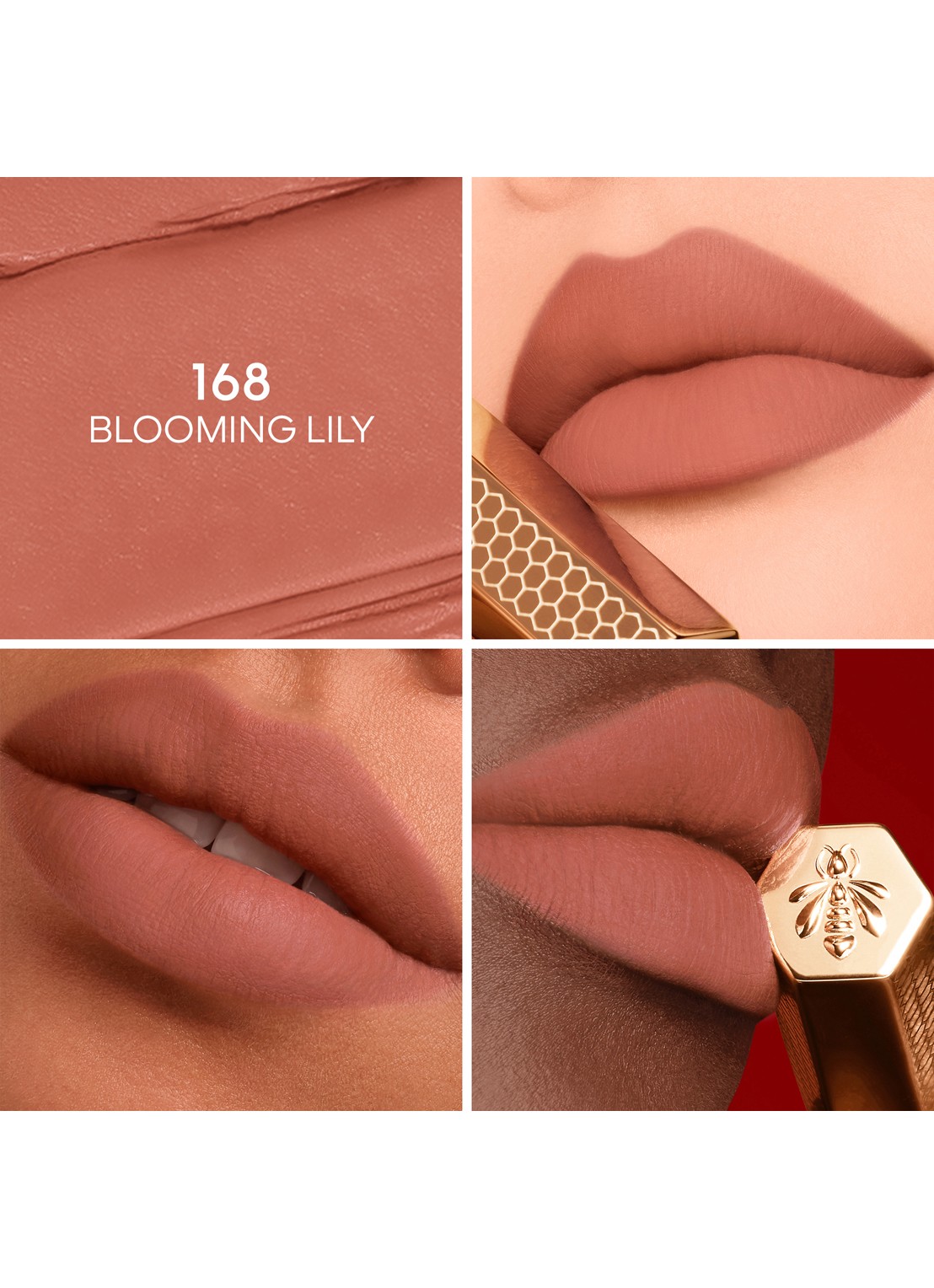 Guerlain KissKiss Honey-Infused Intense Lipstick - Refill - detail 3 168 blooming lily