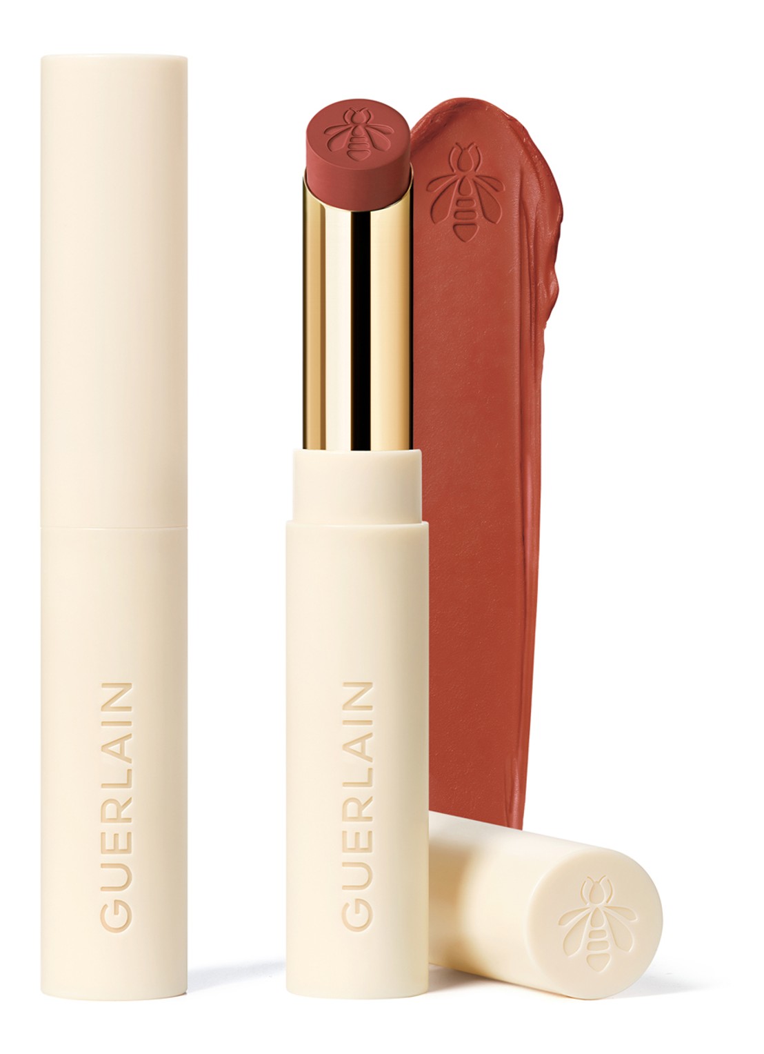 Guerlain KissKiss Honey-Infused Intense Lipstick - Refill - voorkant 6 279 petal nude