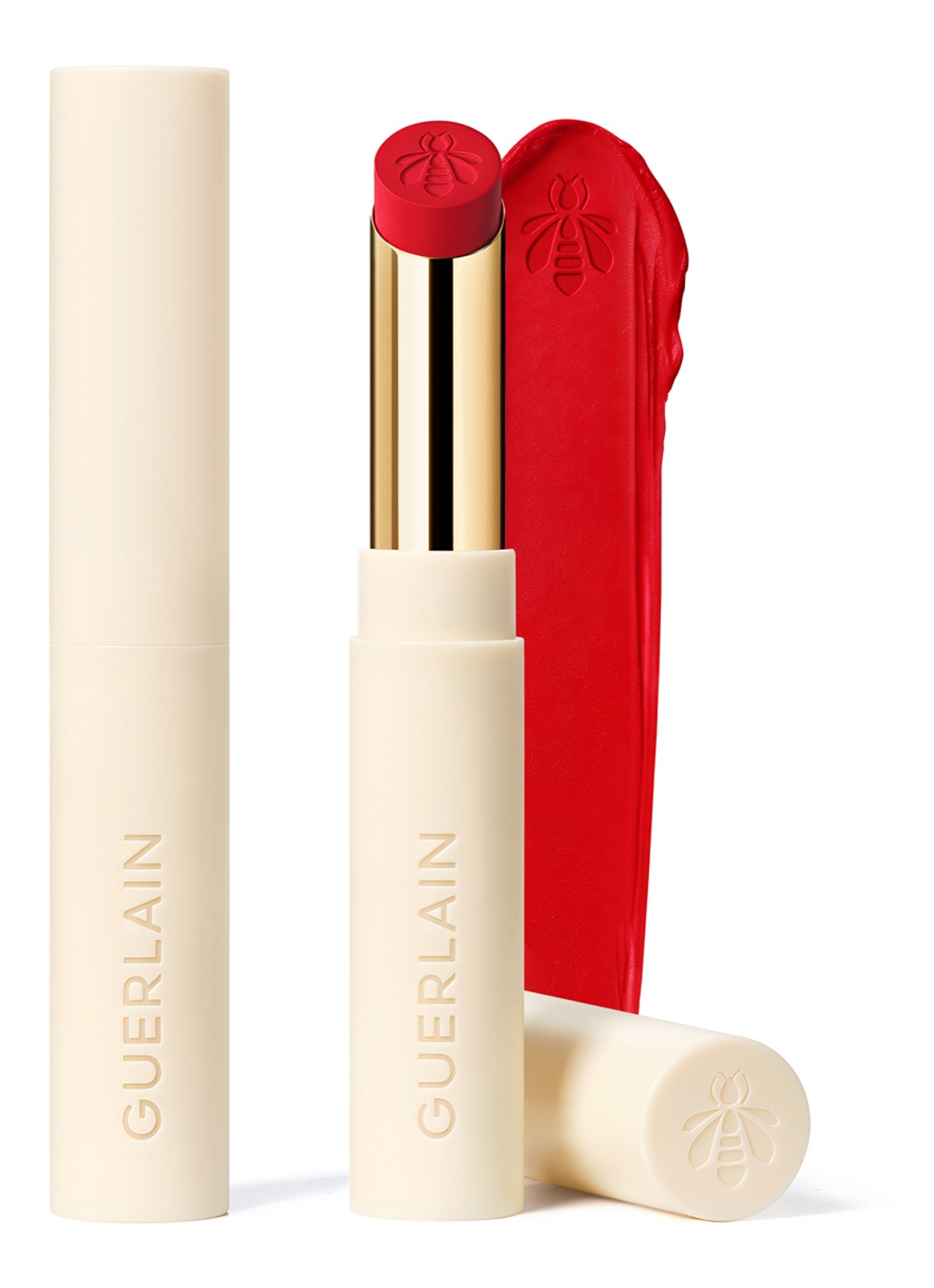 Guerlain KissKiss Honey-Infused Intense Lipstick - Refill - voorkant 6 510 petal red