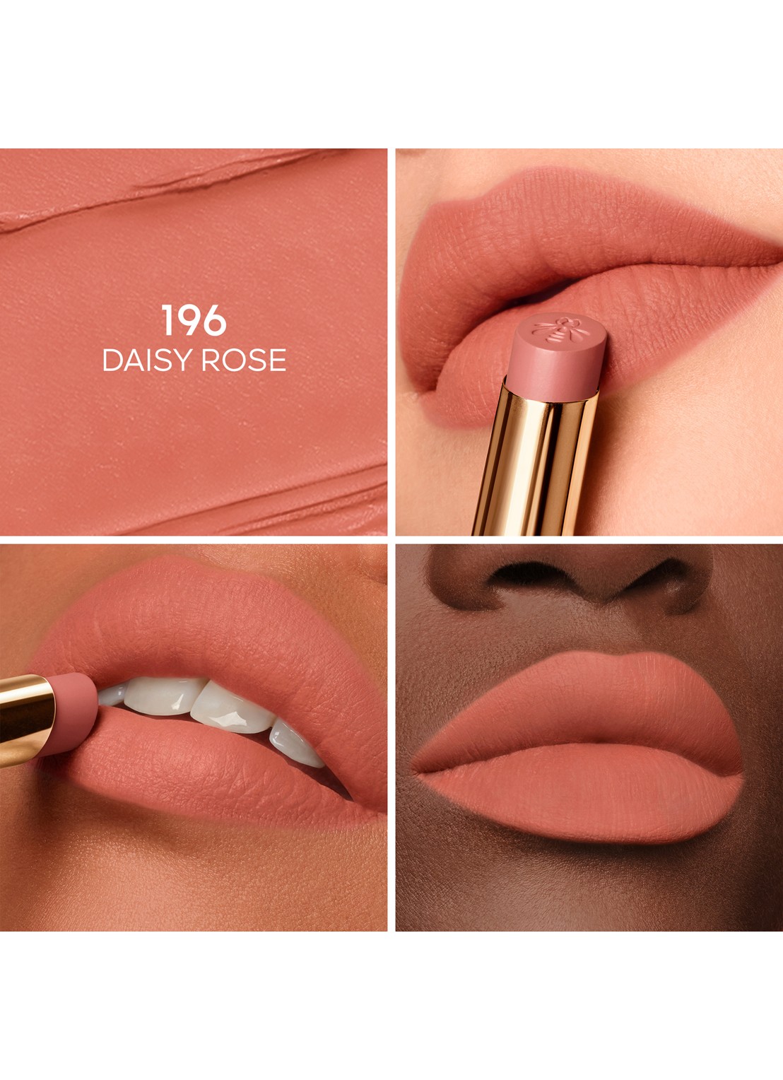 Guerlain KissKiss Honey-Infused Intense Lipstick - detail 3 196 daisy rose