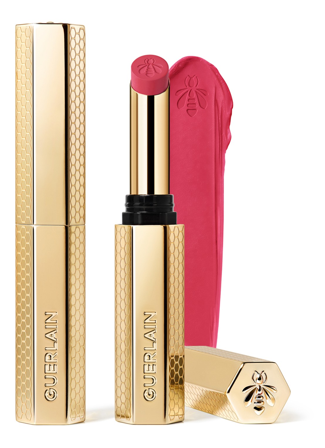 Guerlain KissKiss Honey-Infused Intense Lipstick - voorkant 6 357 sweet cosmos