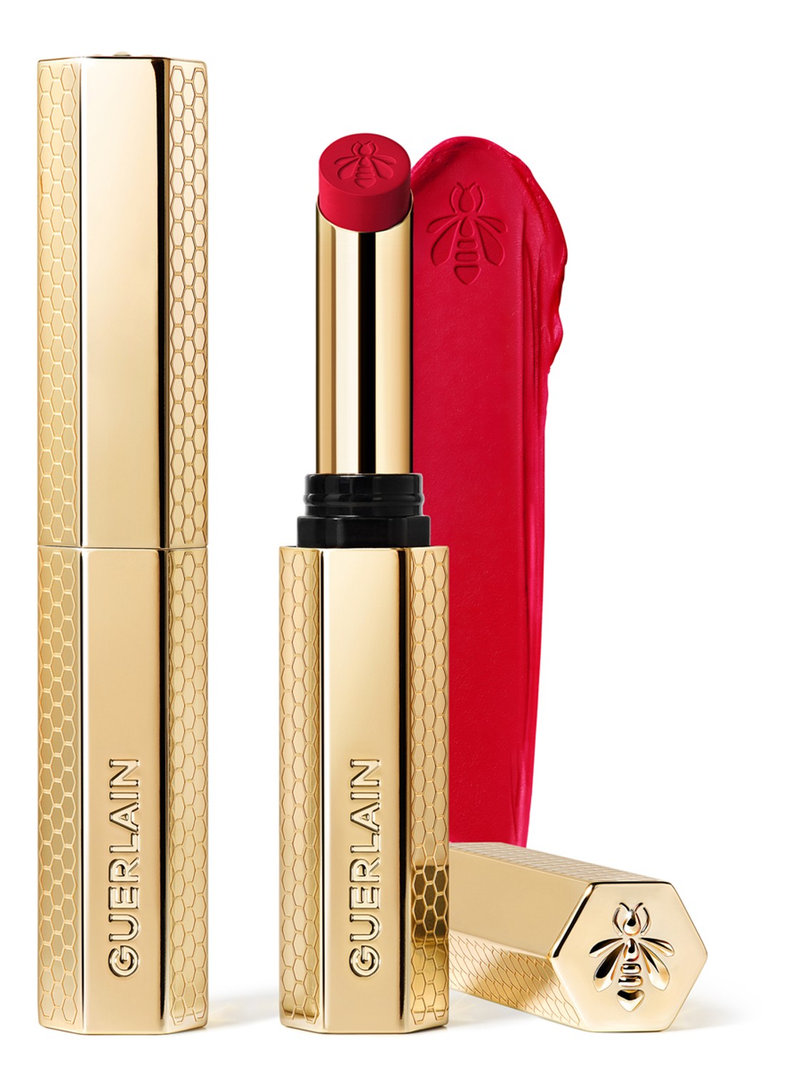 Guerlain KissKiss Honey-Infused Intense Lipstick - voorkant 6 515 primrose bliss