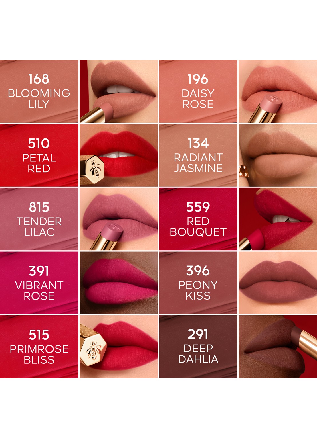 Guerlain KissKiss Honey-Infused Intense Lipstick - detail 5 639 tangering bloom