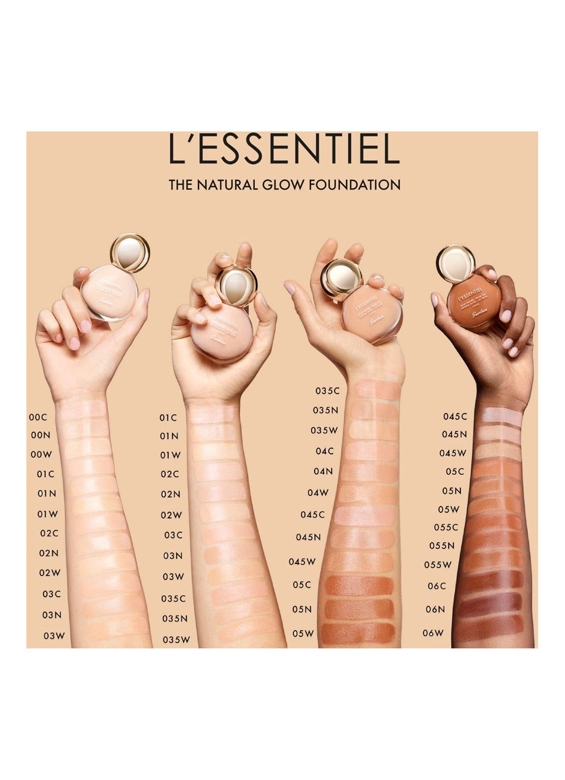 Guerlain L'Essentiel Natural Glow SPF 20 Foundation - detail 4 06n very deep