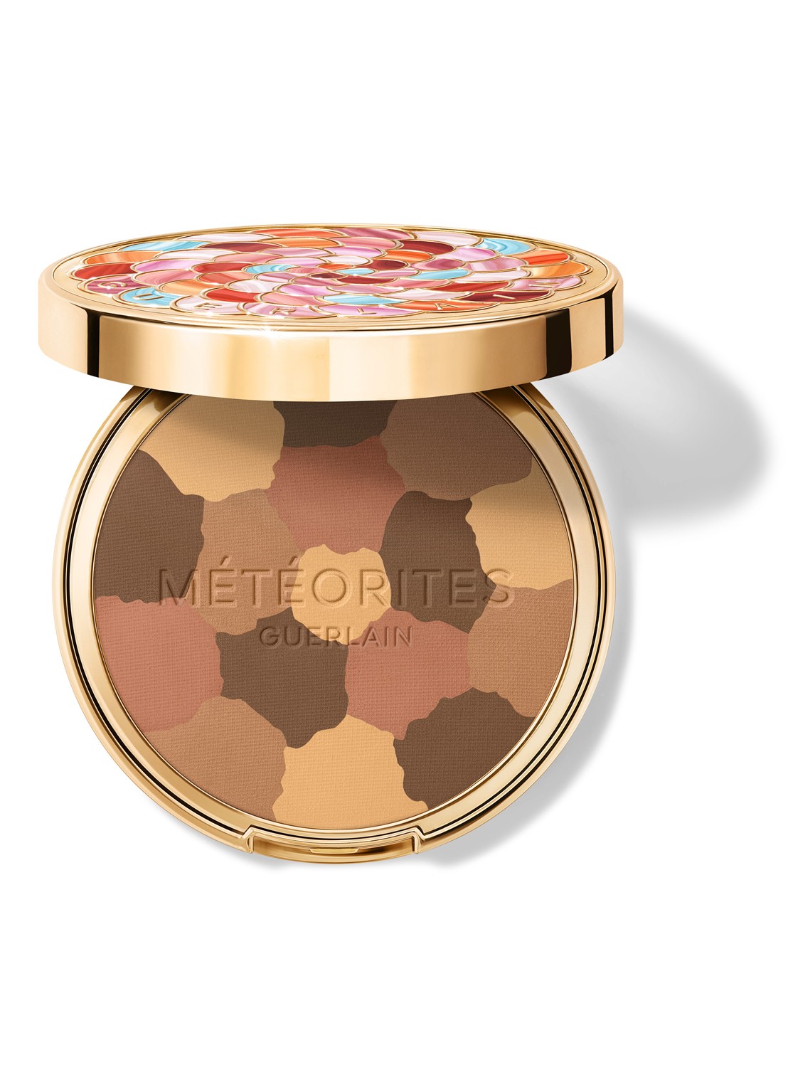 Guerlain Météorites Matterend en Fixerend Compact Poeder - voorkant 6 04 amber