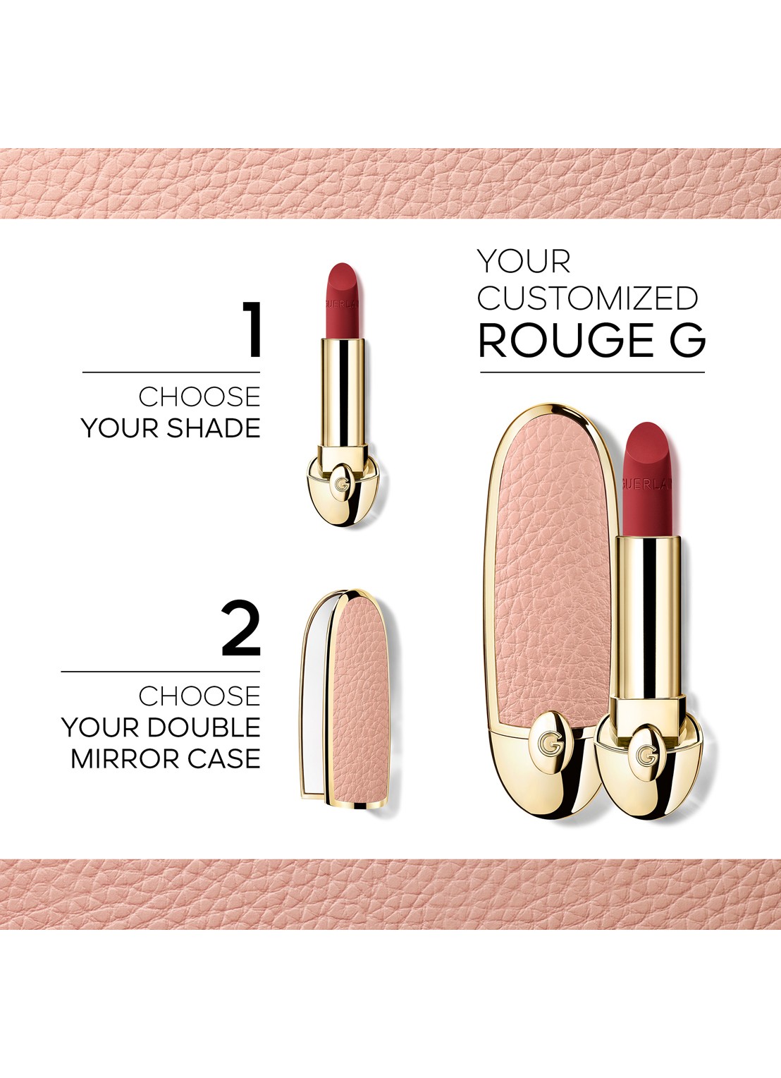 Guerlain Rouge G Case - lipstick huls - achterkant le strassé