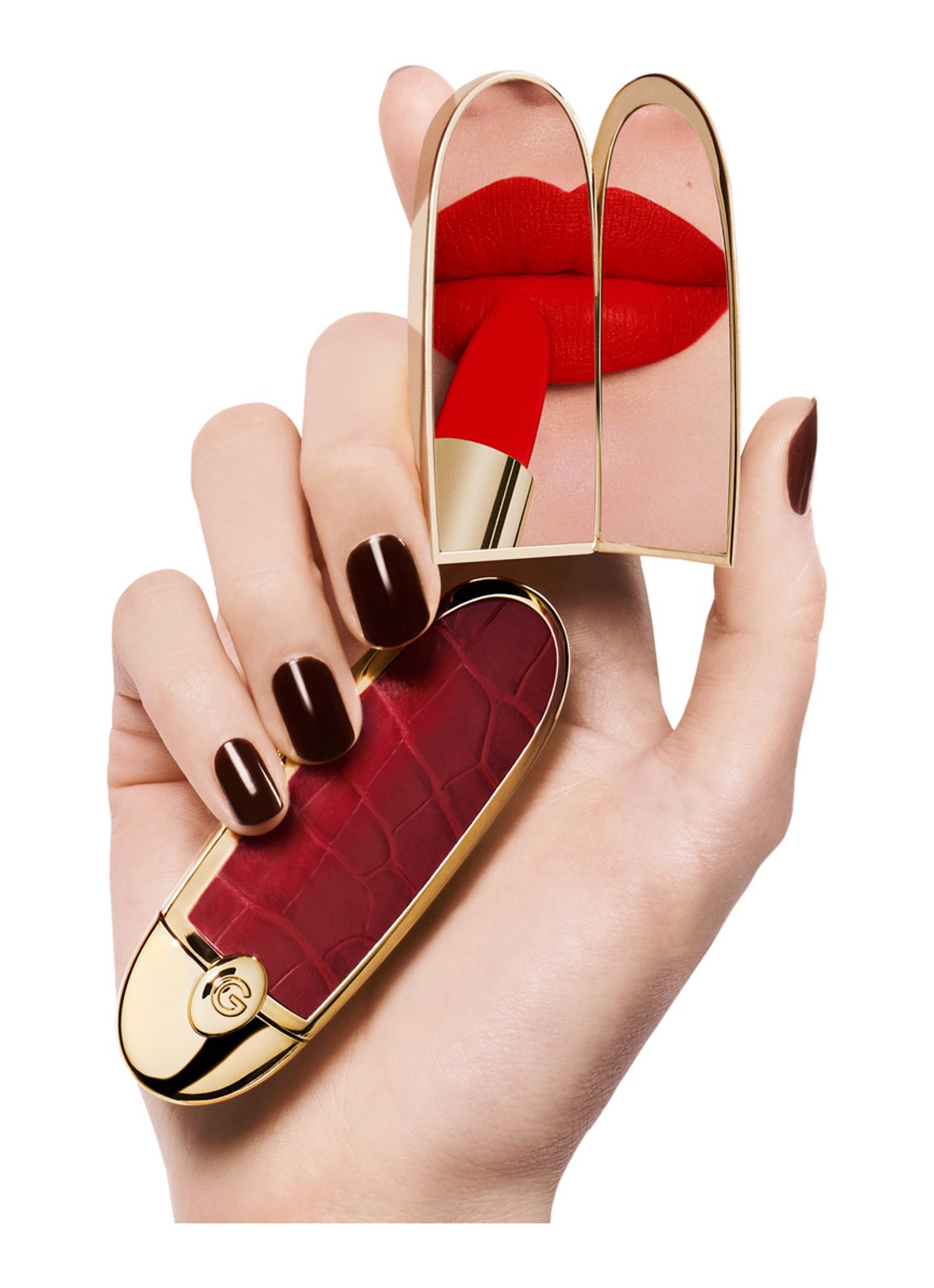 Guerlain Rouge G Case - lipstick huls - detail 3 le croco