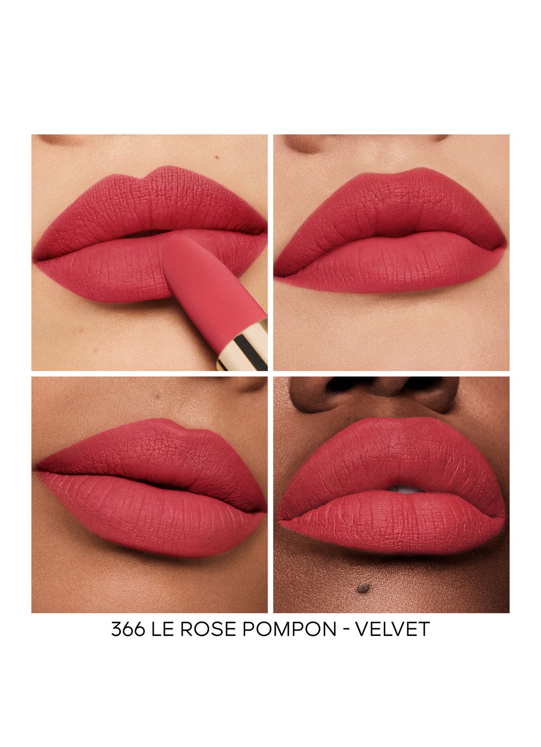 Guerlain Rouge G Lipstick Refill - navulling - detail 5 366 le rose pompon – velvet