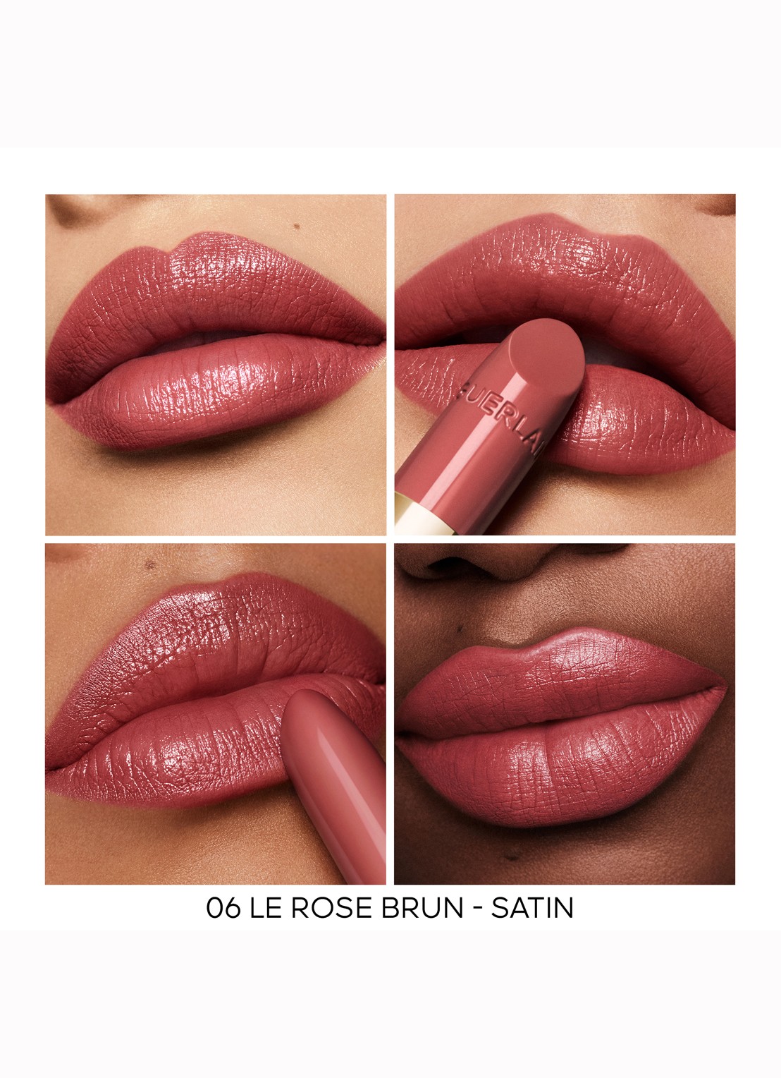 Guerlain Rouge G Satin Lipstick Refill - navulling - detail 4 06 le rose brun - satin