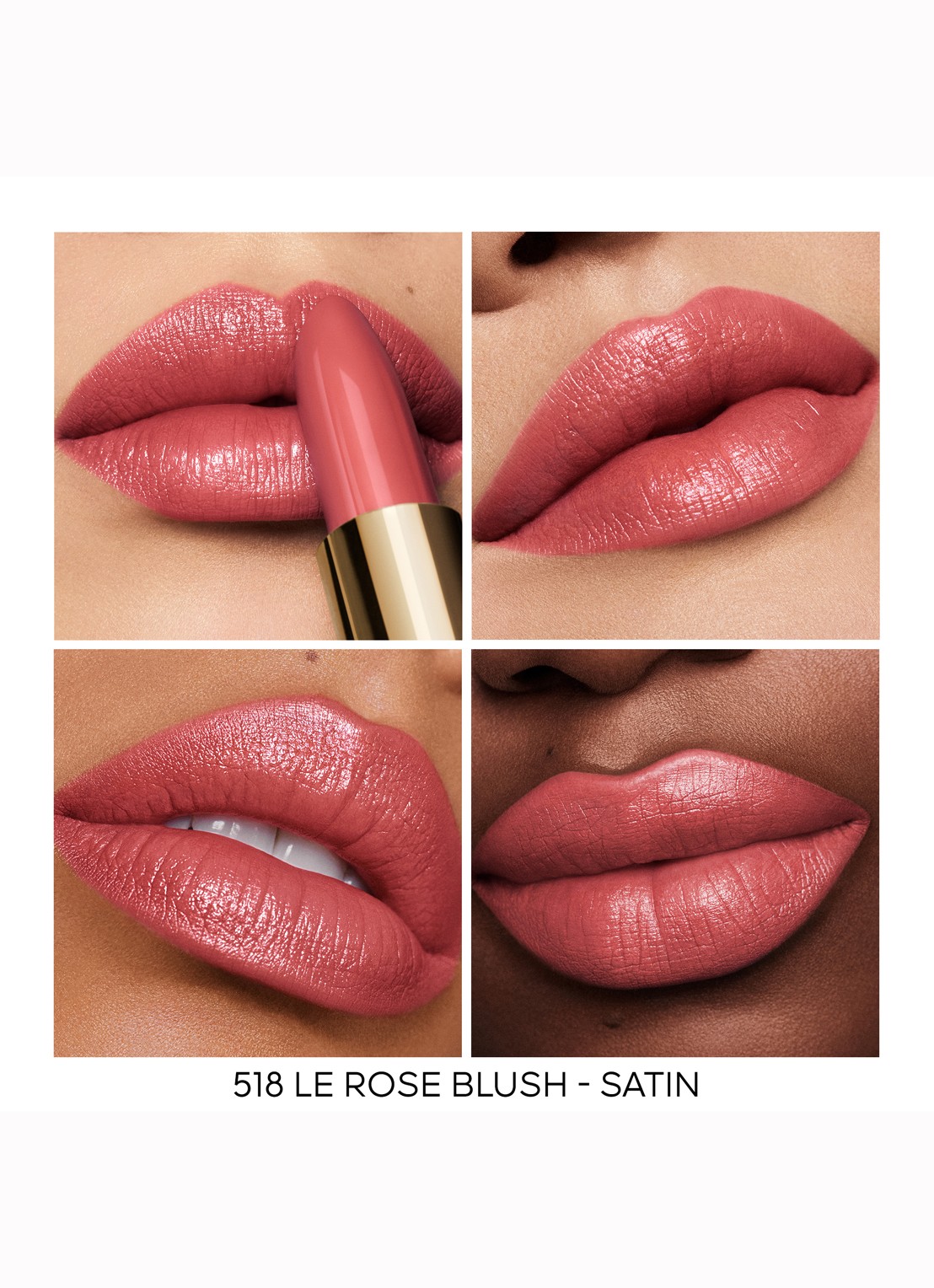 Guerlain Rouge G Satin Lipstick Refill - navulling - detail 4 518 le rose blush - satin