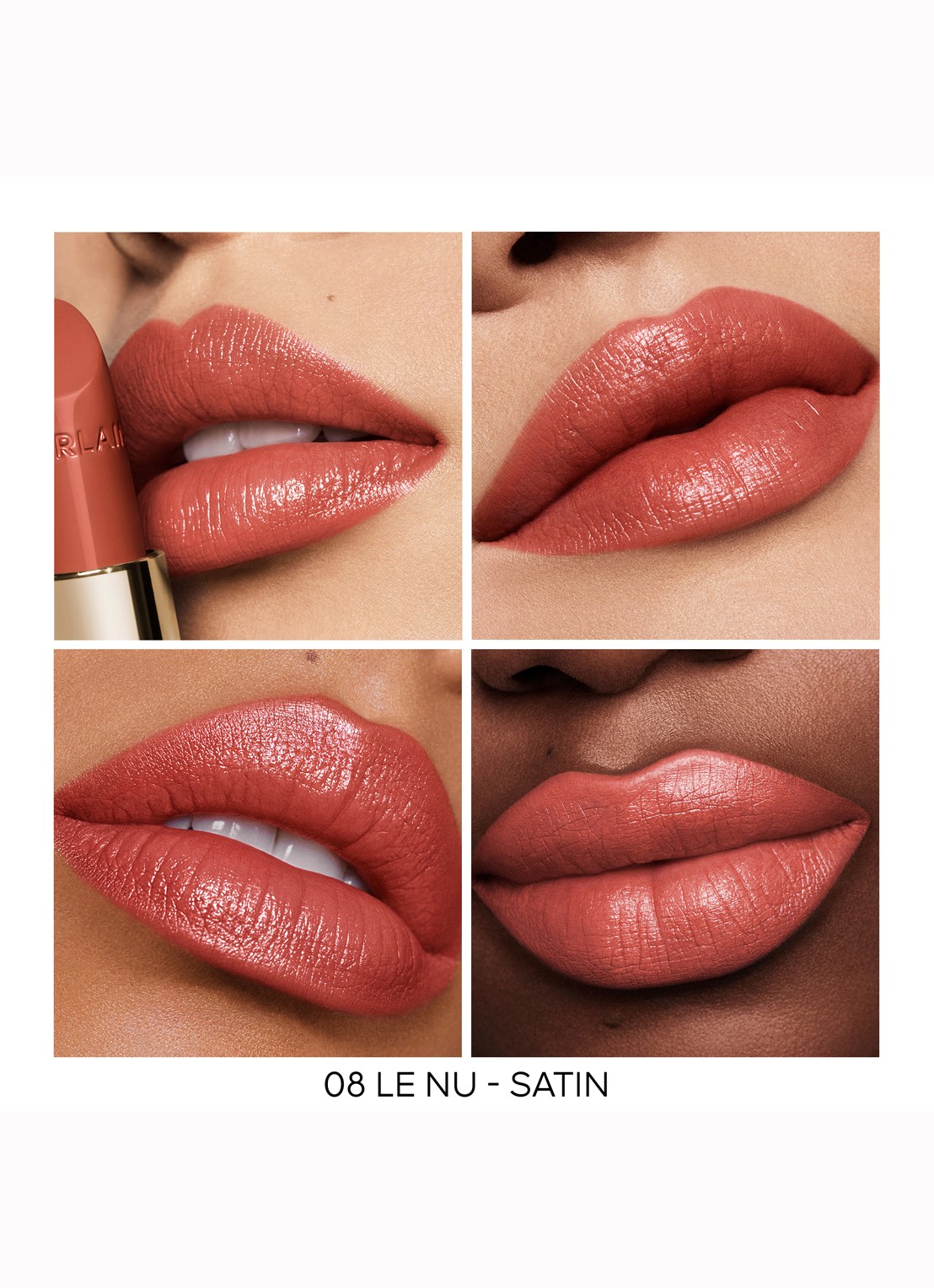 Guerlain Rouge G Satin Lipstick Refill - navulling - detail 4 08 le nu - satin