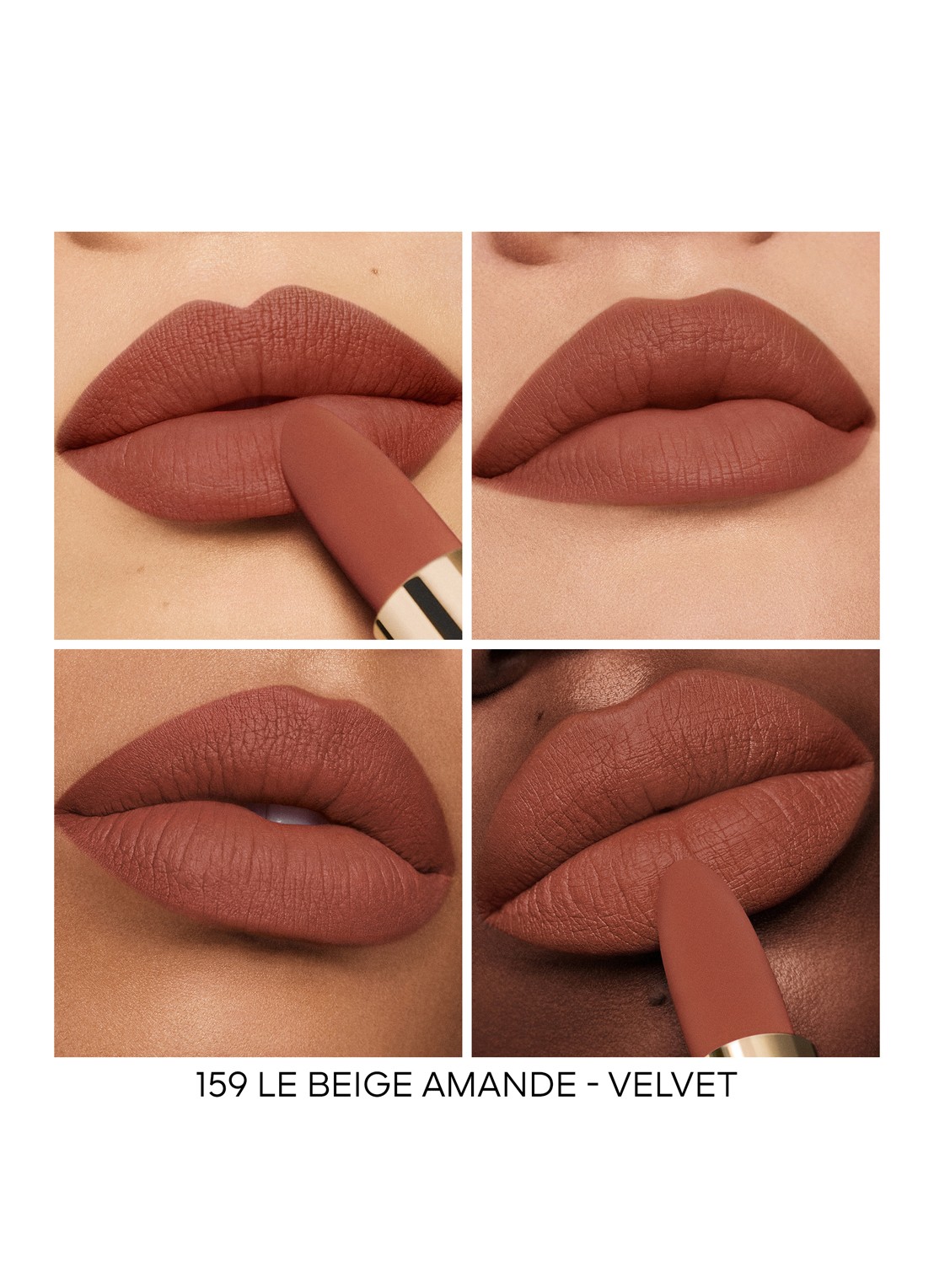 Guerlain Rouge G Satin Lipstick Refill - navulling - detail 4 159 le beige amande – velvet