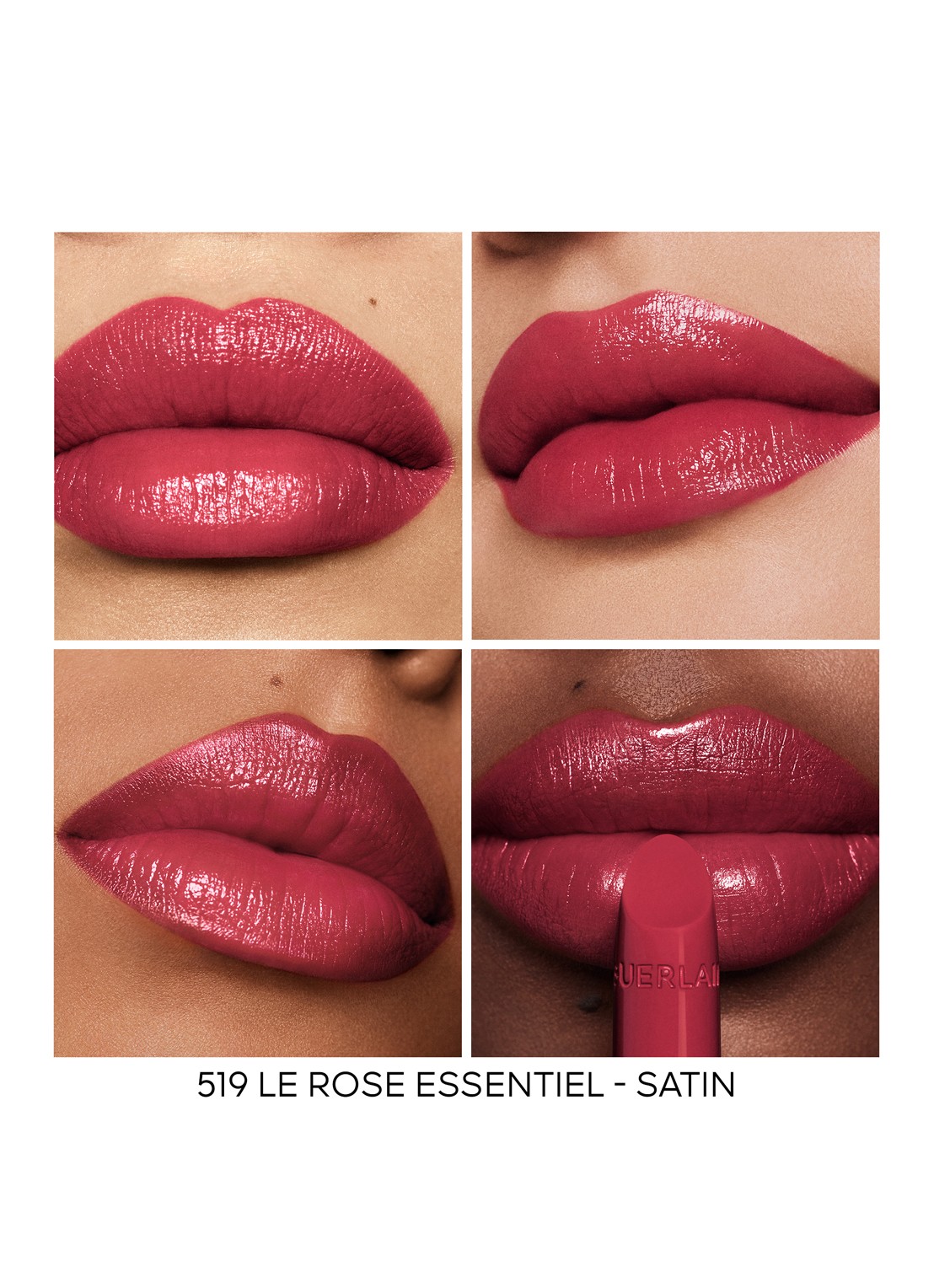 Guerlain Rouge G Satin Lipstick Refill - navulling - detail 2 519 le rose essentiel - satin
